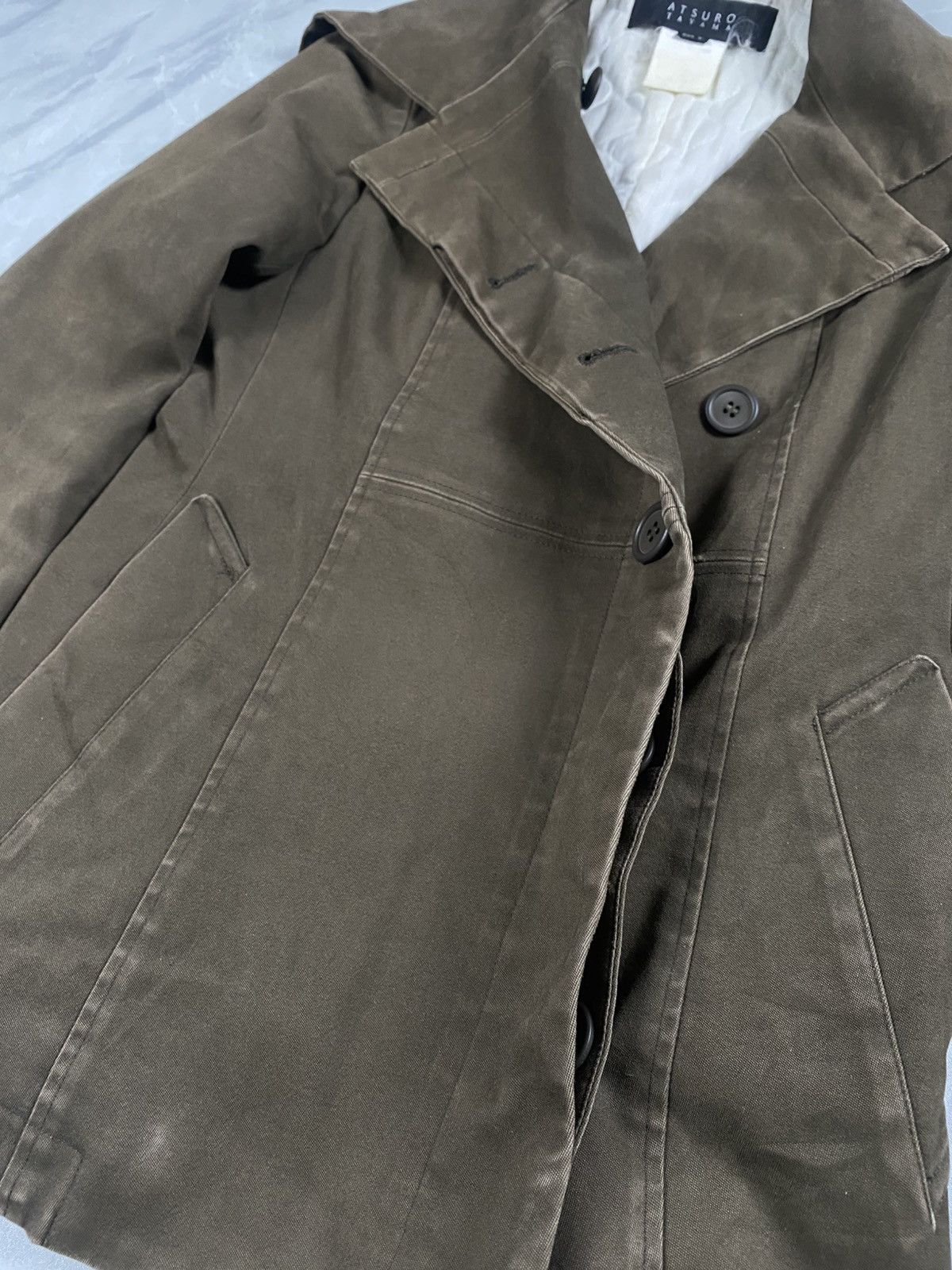 ATSURO TAYAMA Vintage 90s Atsuro Tayama Double Breasted Blazer Jacket Size M / US 6-8 / IT 42-44 - 4 Thumbnail
