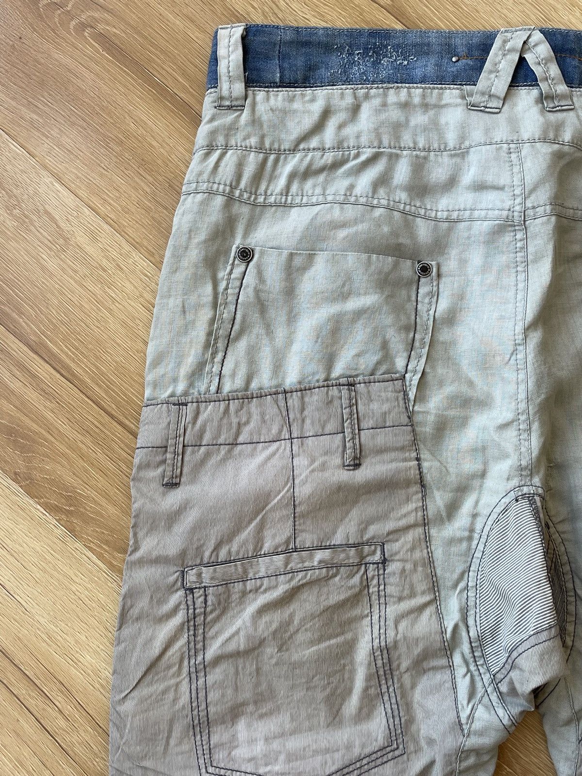 Desigual Desigual Multi-Pocket Patchwork Linen Blend Pants Size 46 Size US 38 / EU 54 - 7 Thumbnail