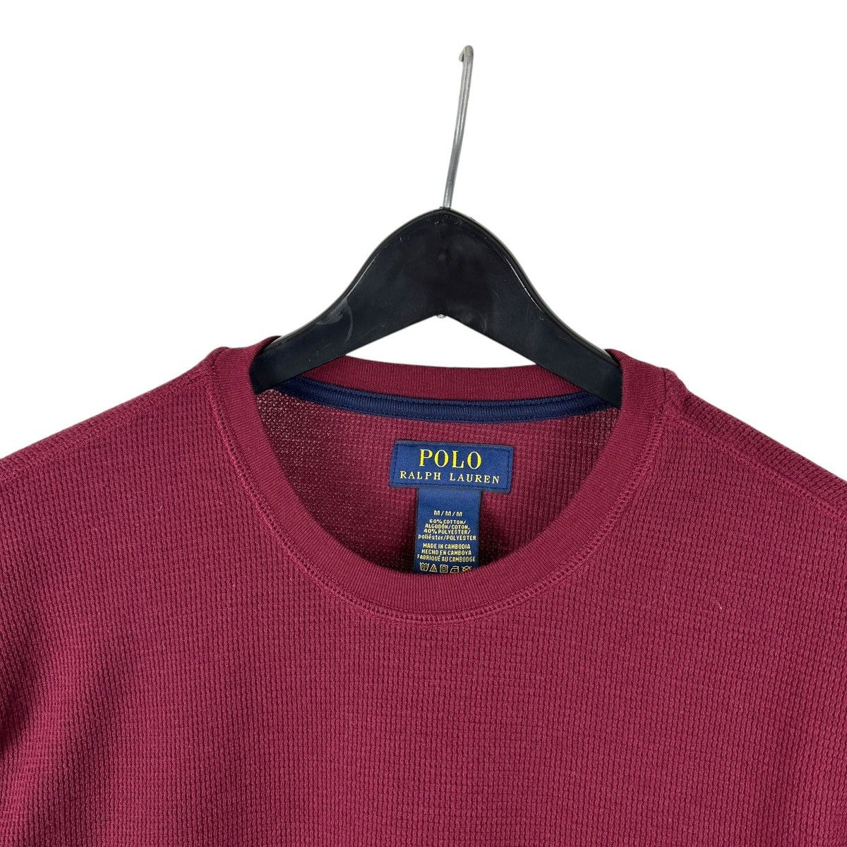 Polo Ralph Lauren Mens Y2K Polo Ralph Lauren Waffle Knit Thermal Shirt Size US M / EU 48-50 / 2 - 3 Thumbnail