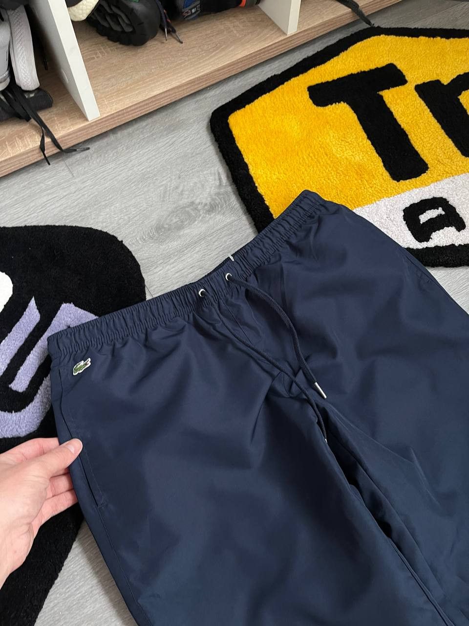 Lacoste × Streetwear × Vintage lacoste rare drill nylon sweaptants Size US 30 / EU 46 - 3 Thumbnail