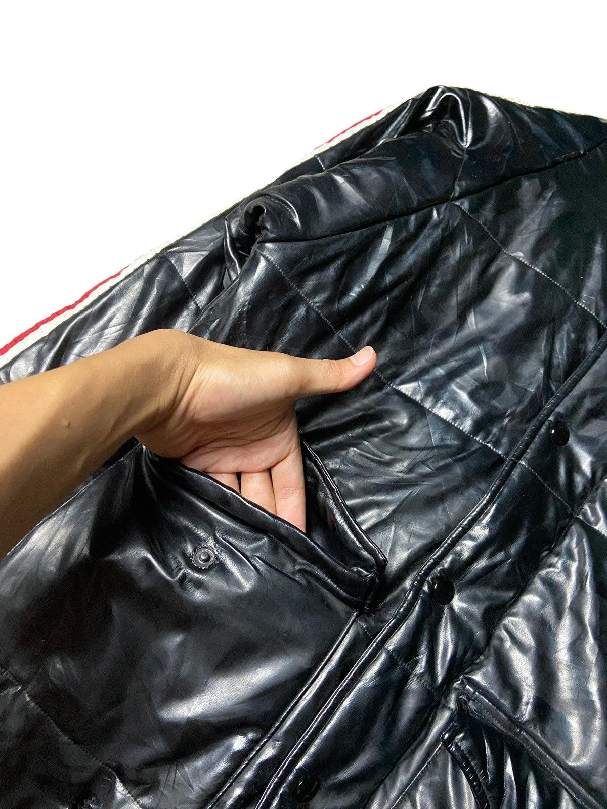 Kadoya Vintage Black Horse Kadoya Custom Leather Jacket (168) Size US L / EU 52-54 / 3 - 2 Thumbnail