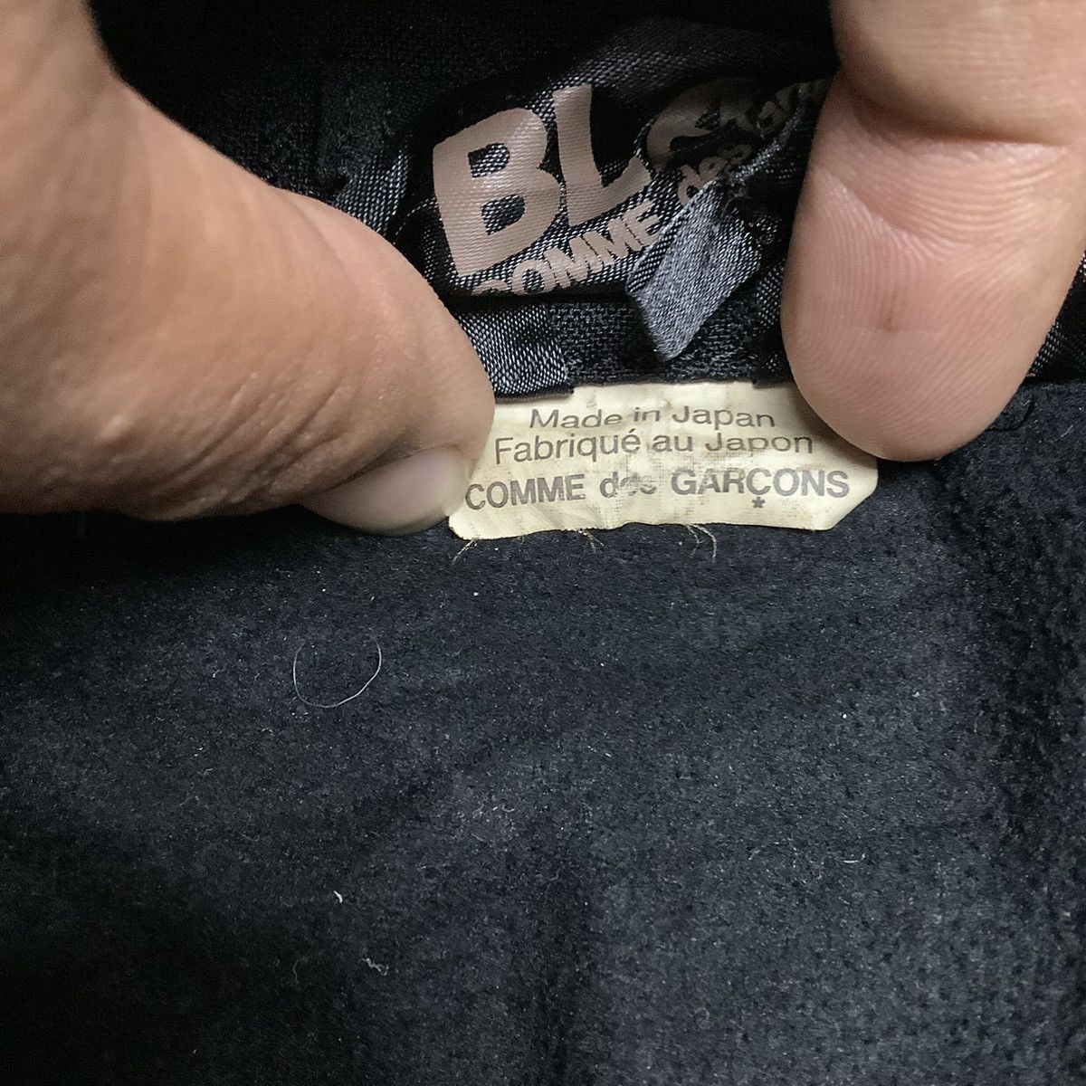 Comme des Garcons × Comme des Garcons Black × Comme des Garcons Homme Plus COMME DES GARCONS BLACK Double AD2018 1B-C005 Size US S / EU 44-46 / 1 - 8 Thumbnail