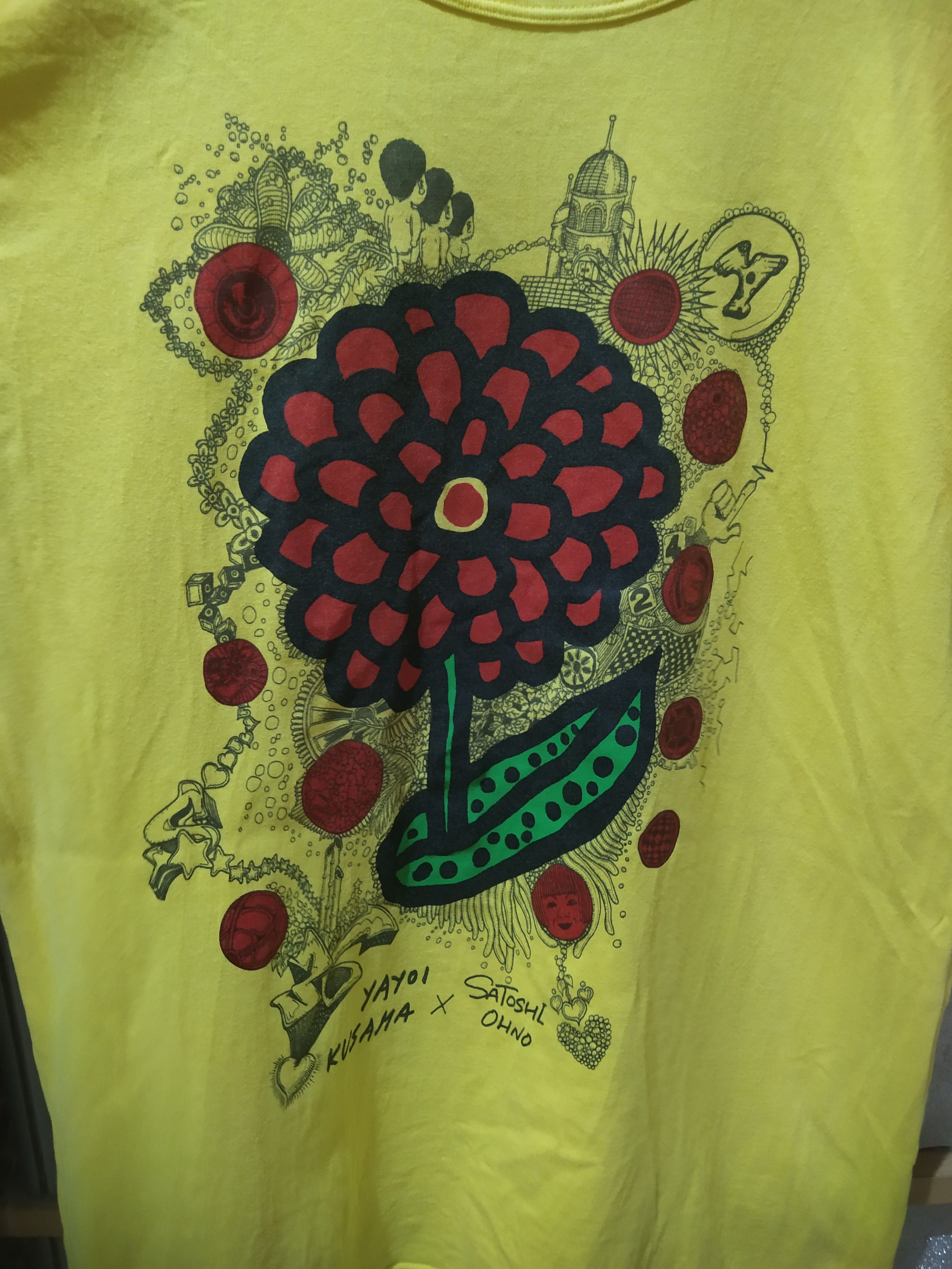 Japanese Brand VTG Yayoi Kusama x Satoshi Ohno Japanese Artist Design Size US M / EU 48-50 / 2 - 5 Thumbnail