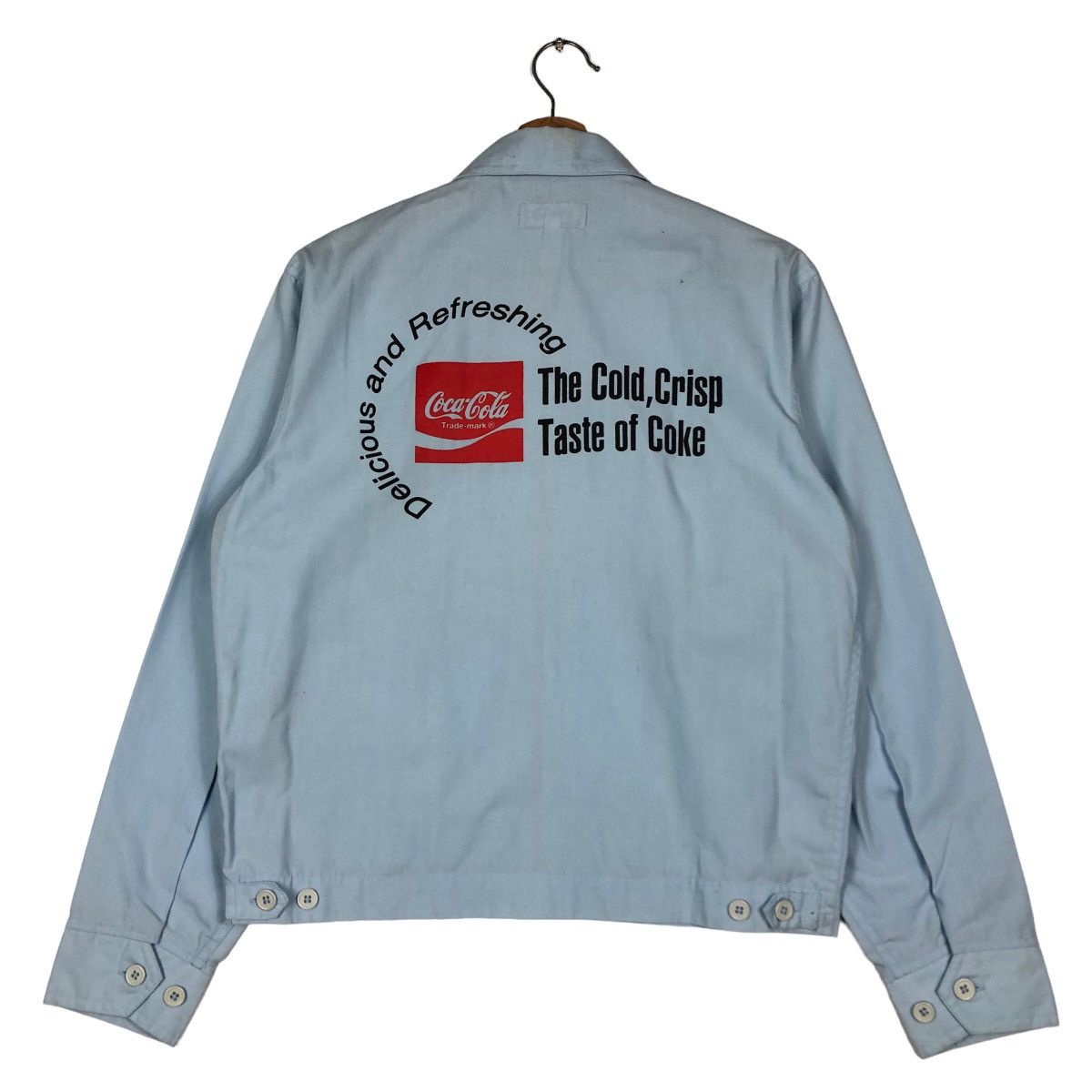 Japanese Brand 🔥Vintage Bomber Jacket Coca Cola Big Logo Patches Size US S / EU 44-46 / 1 - 1 Thumbnail