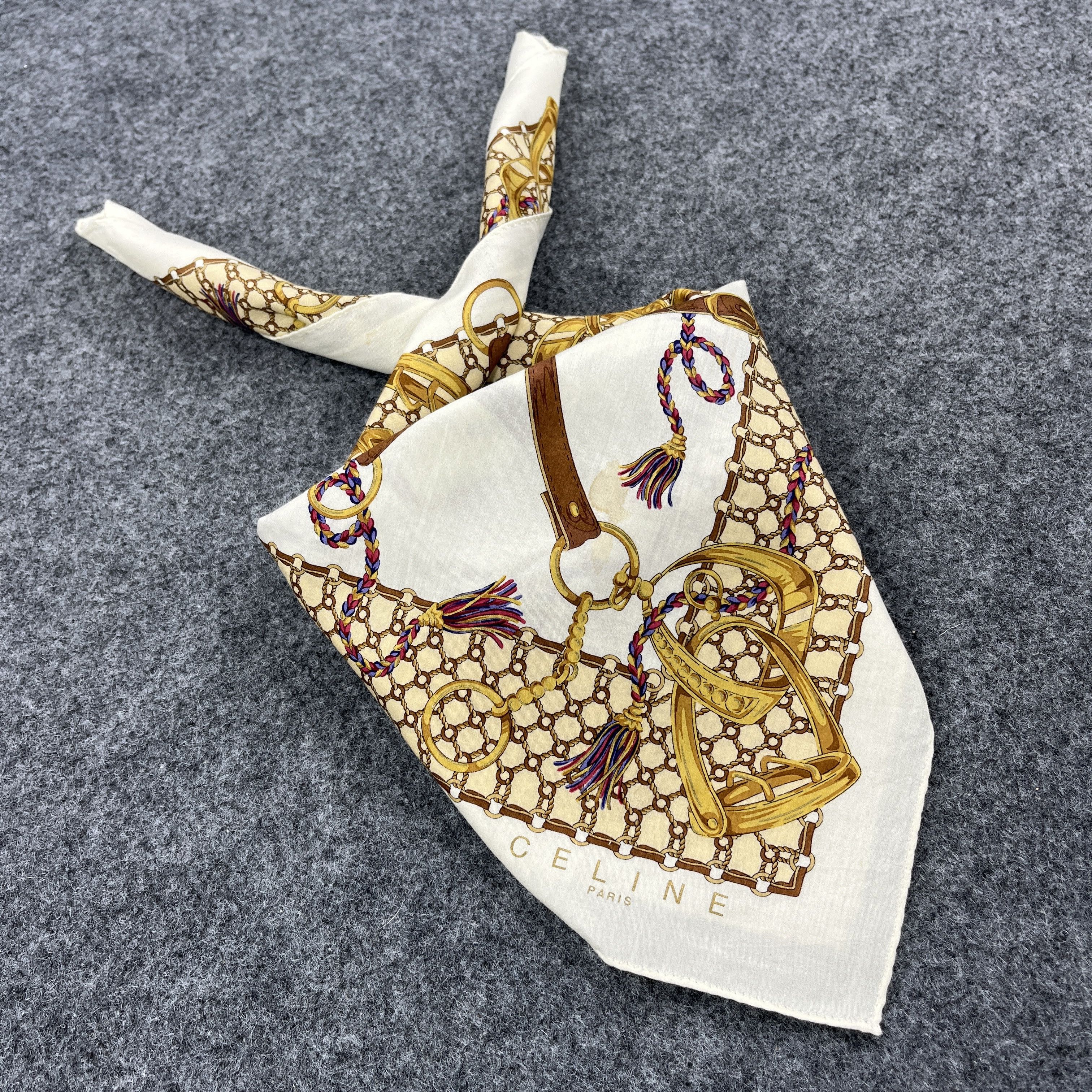 Celine Celine Handkerchief / Bandana / Neckerchief B527 Size ONE SIZE - 11 Thumbnail