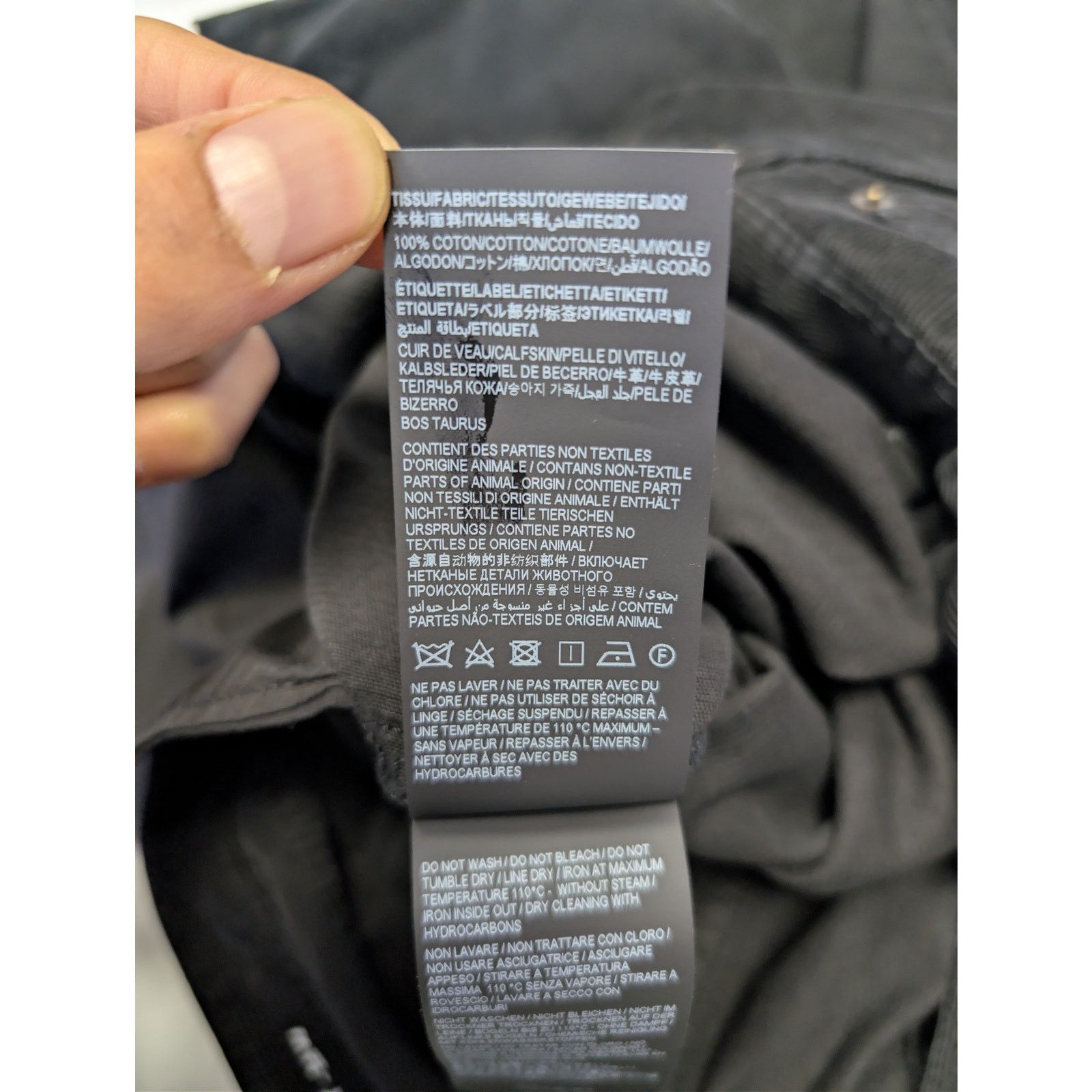 Saint Laurent Paris o1rshd1 Relaxed Straight Corduroy Denim Jeans Spring Black Size US 36 / EU 52 - 17 Thumbnail