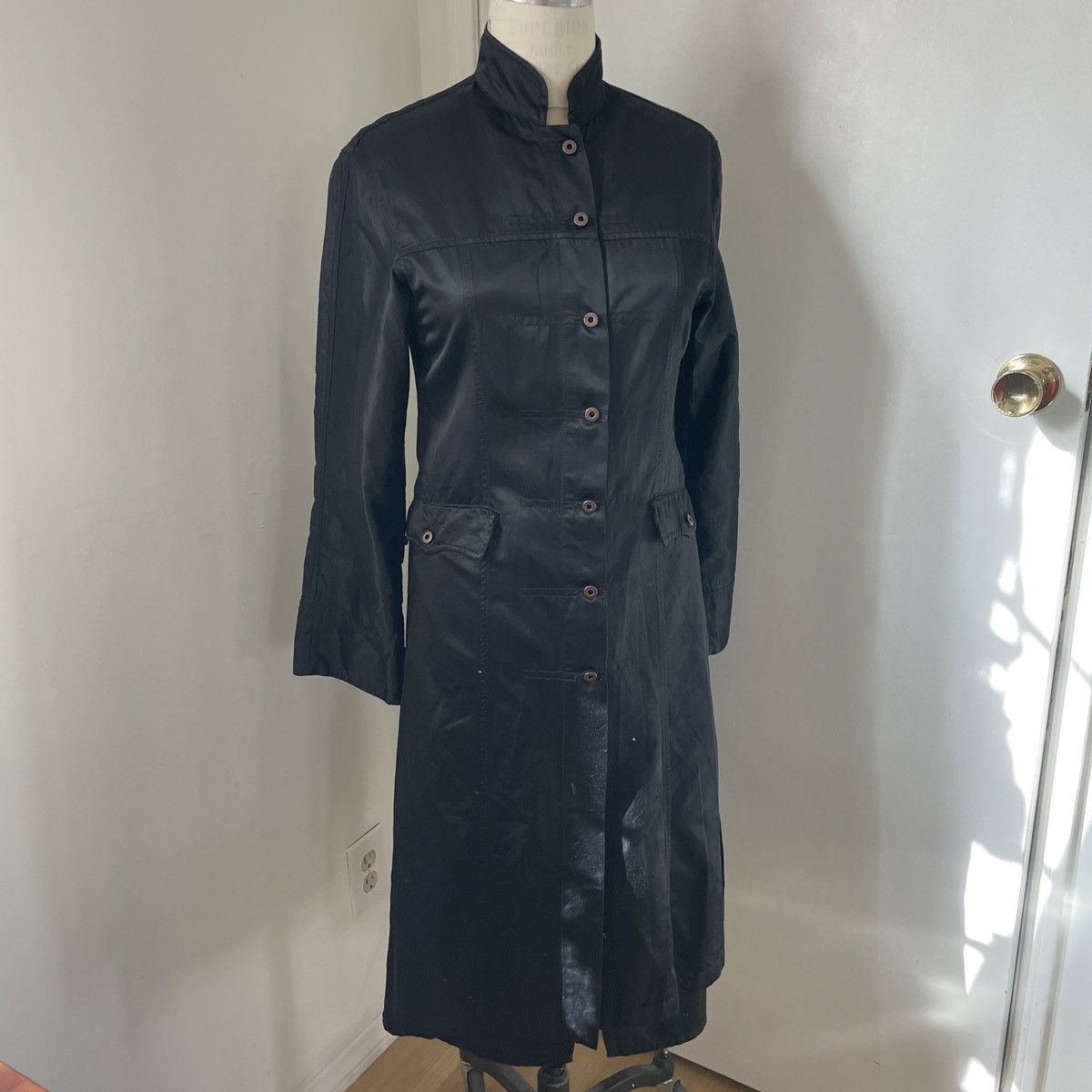 Stunning Miu Miu 2 piece skirt suit long sleek jacket & midi