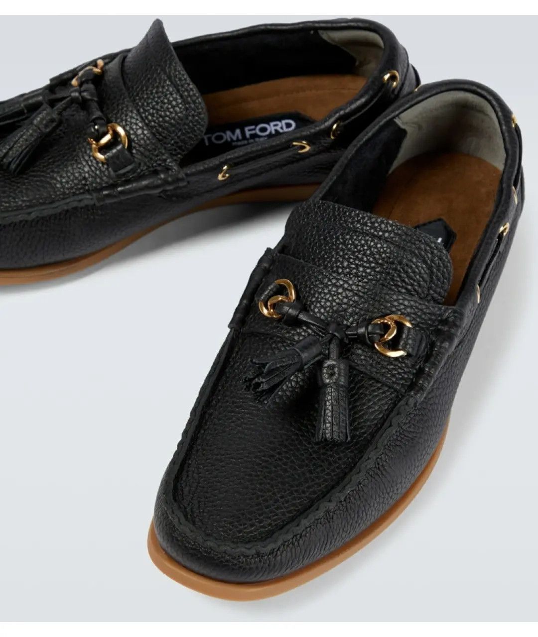 Tom Ford o1y0425 Logo Loafers in Black Size US 9 / EU 42 - 3 Thumbnail