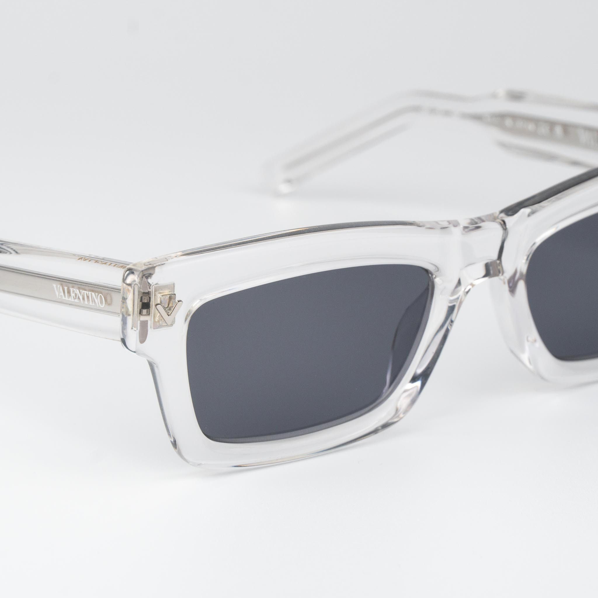 Valentino Valentino Women Sunglasses Grey Rectangle V-SHARP VLS-134 C Size ONE SIZE - 6 Thumbnail