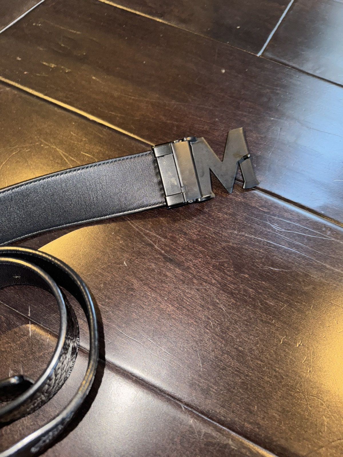 MCM MCM reversible monogram/black belt Size 32 - 2 Thumbnail