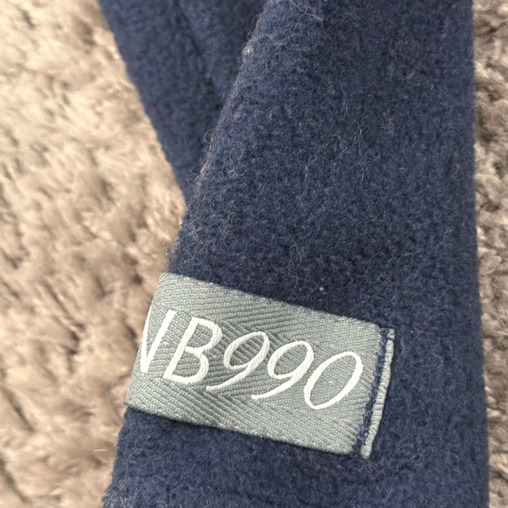 New Balance New Balance Mens Blue Fleece Pullover Sweater M - Pockets, Mock Neck, Pullover, Casual, Activewear, Made in USA Size US M / EU 48-50 / 2 - 6 Thumbnail
