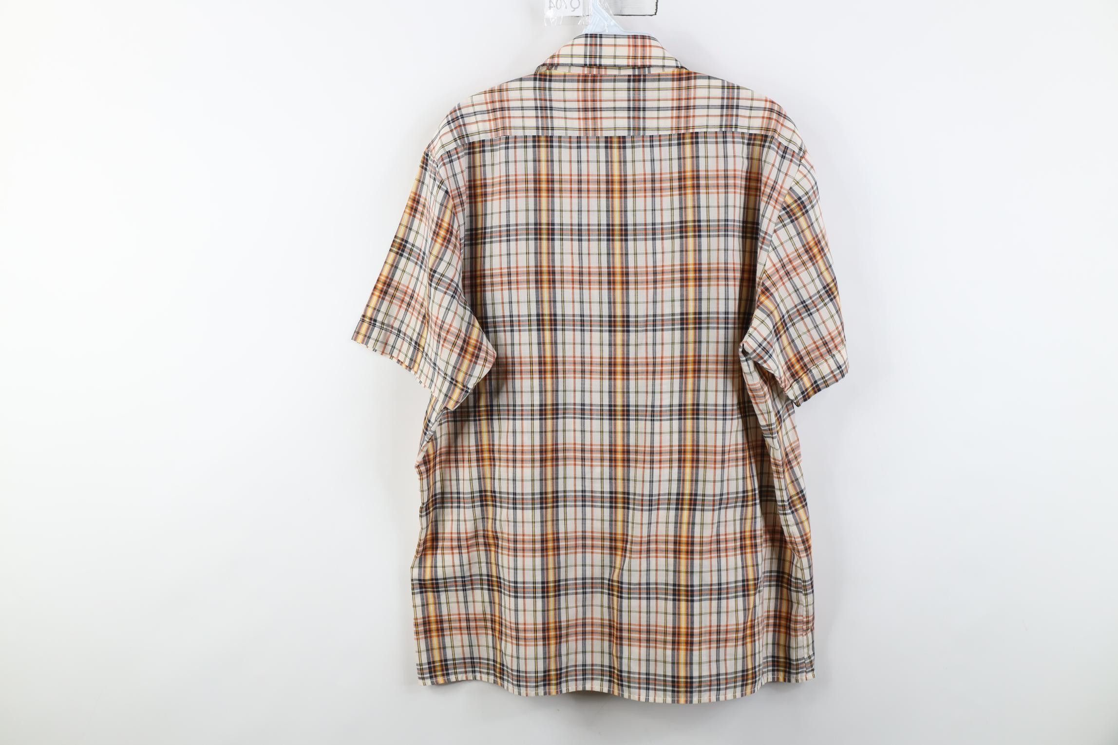 Vintage Vintage 70s Streetwear Cowboy Short Sleeve Button Shirt Size US L / EU 52-54 / 3 - 9 Thumbnail