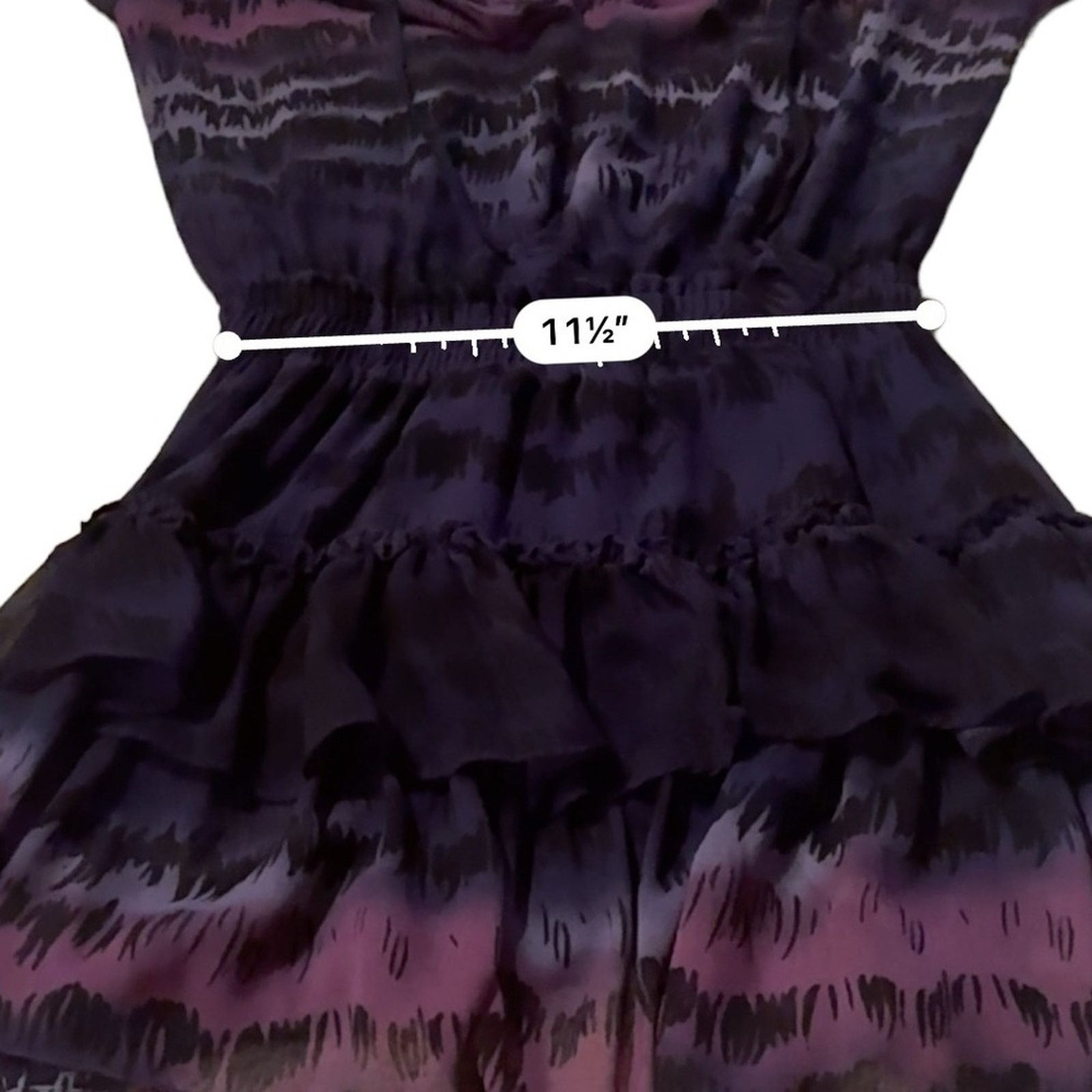 MISA Los Angeles Misa Los Angeles Becca Purple Tie Dye Tassel Tie Mini Dress Size XS / US 0-2 / IT 36-38 - 15 Thumbnail