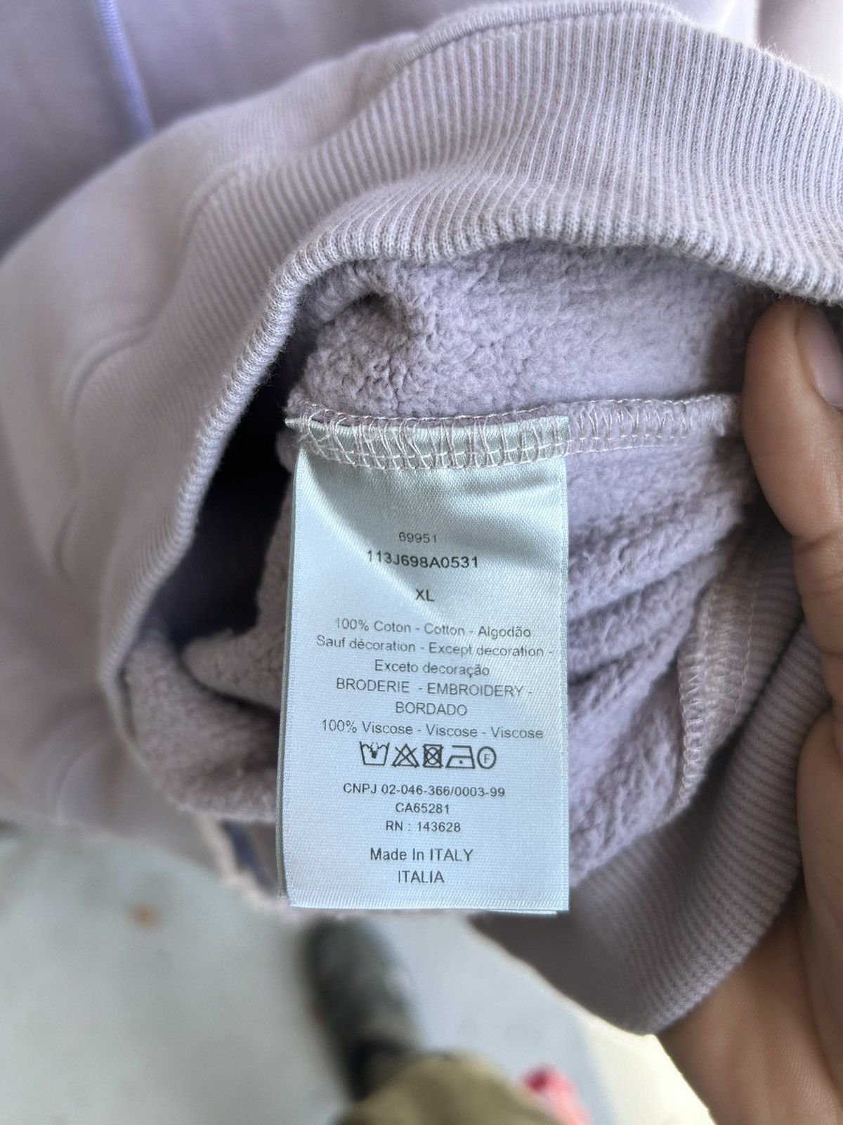 Dior Dior CD Hoodie lavender Size US XL / EU 56 / 4 - 4 Thumbnail