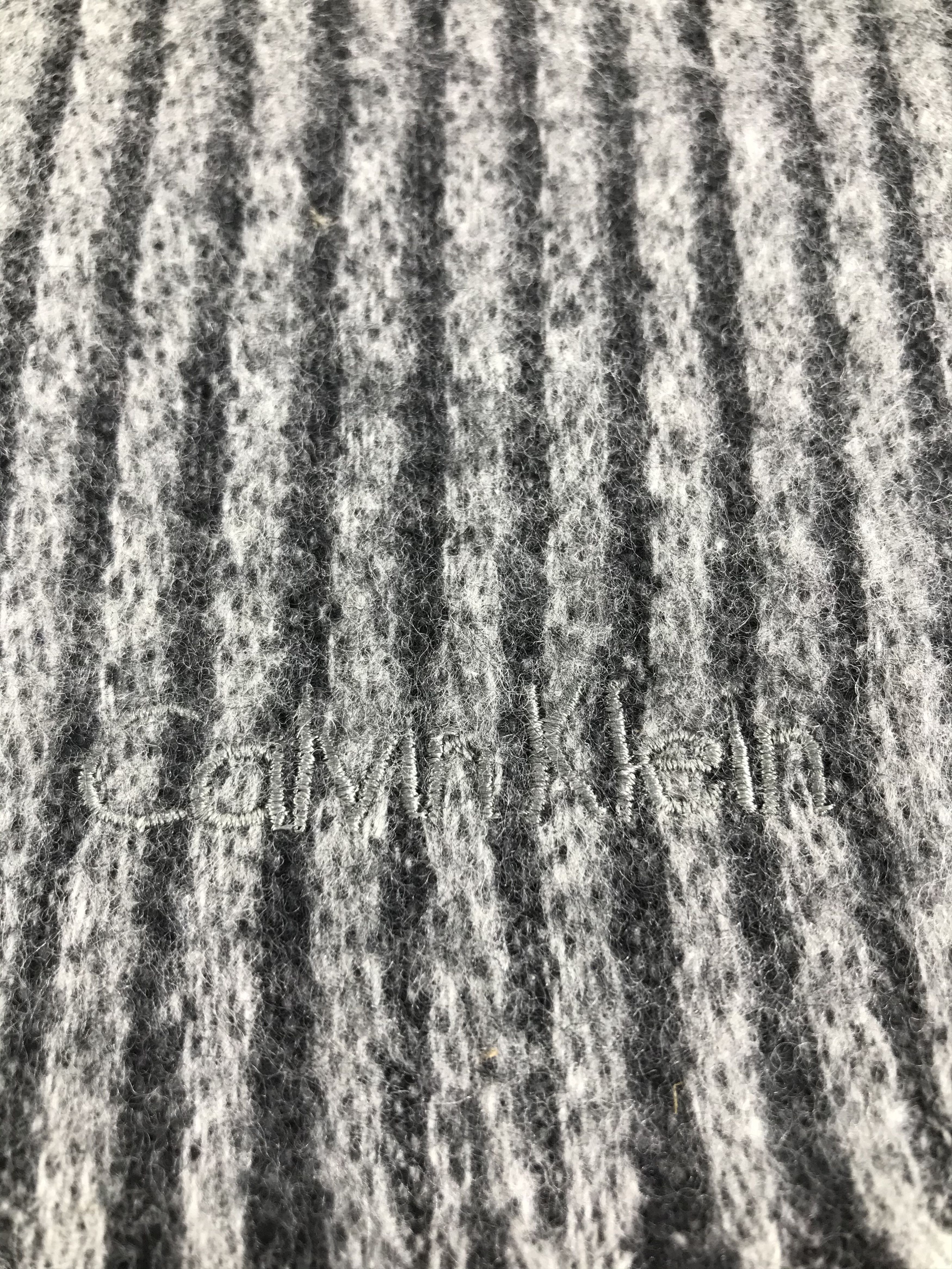 Calvin Klein Calvin Klein Wool Muffler Scarf V559 Size ONE SIZE - 4 Thumbnail
