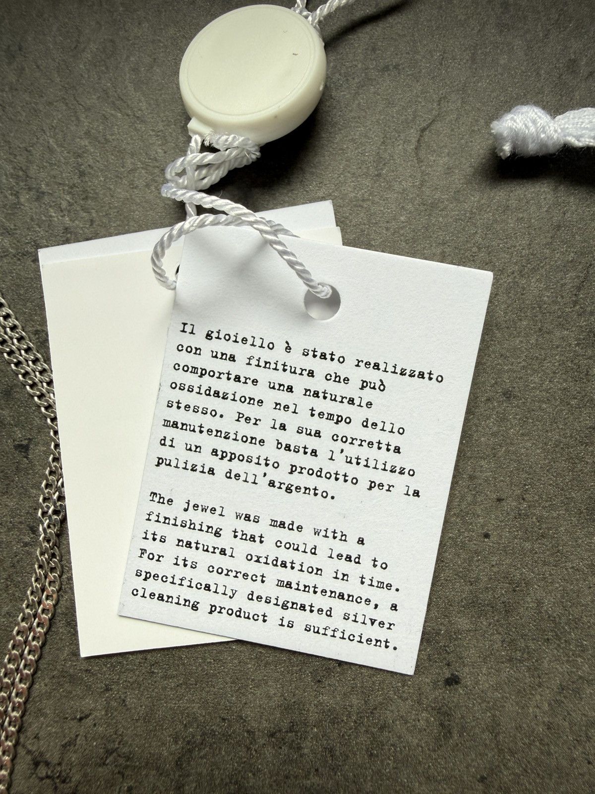 Maison Margiela Maison Margiela Diamond Necklace Size ONE SIZE - 9 Thumbnail