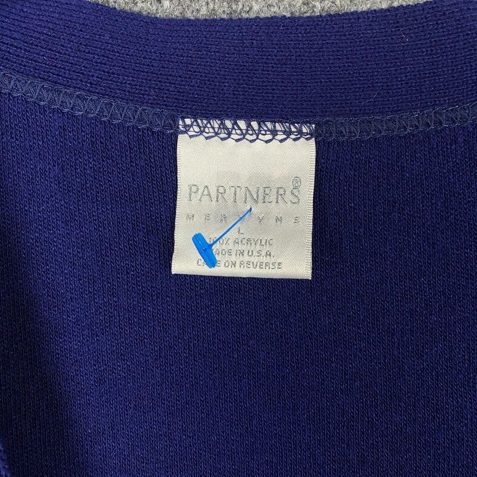 Vintage Vintage Partners Mervyns Cardigan Women's Large Sleeveless Size L / US 10 / IT 46 - 3 Thumbnail