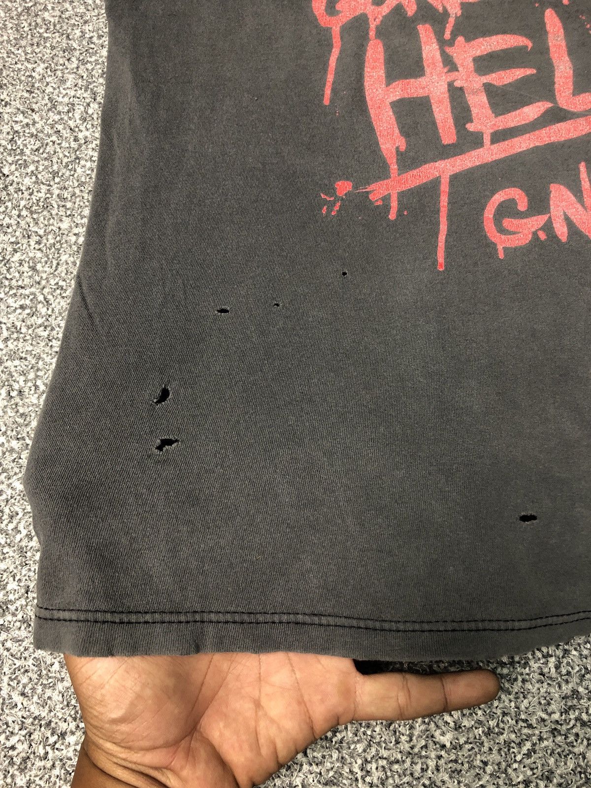 Band Tees 💥RARE Vintage Sunfaded Distressed 90s Gun N Roses Band Tees Size US XL / EU 56 / 4 - 14 Thumbnail