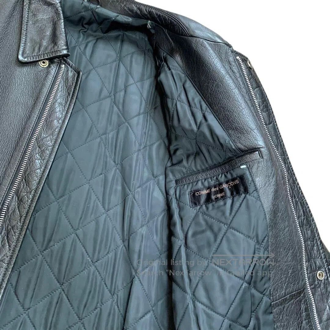 Comme des Garcons Comme des Garçons Men's Leather Jacket. Size US M / EU 48-50 / 2 - 3 Thumbnail