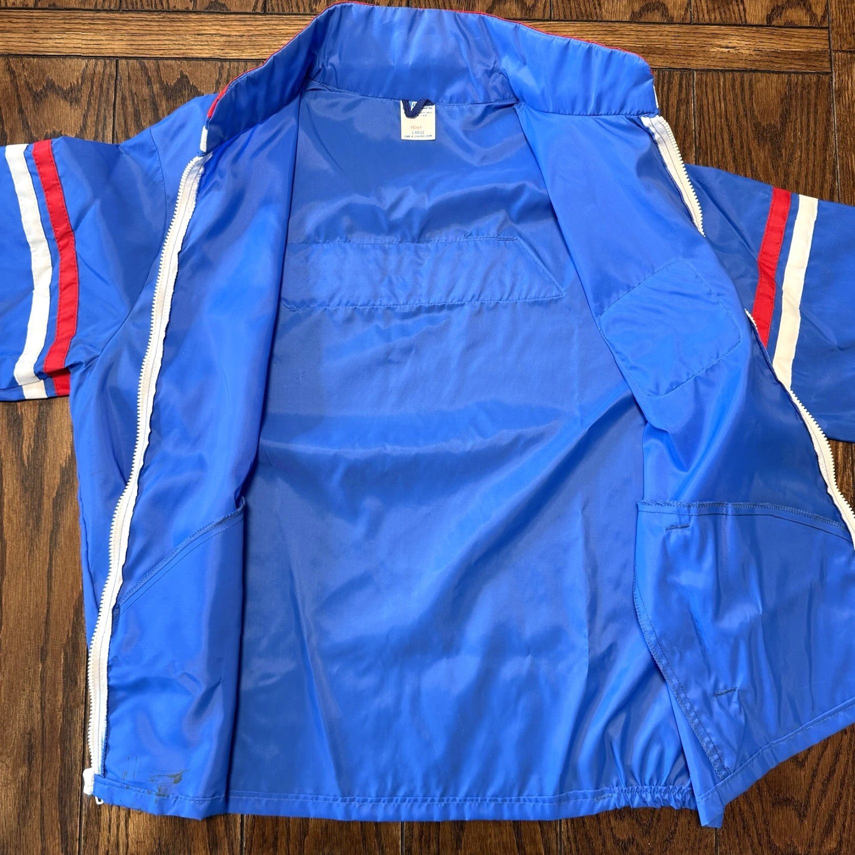 Vintage VINTAGE Horizon Sportswear PPG Indy Car World Series Racing Jacket Men’s Large L Blue Nylon Zip Windbreaker 1970s Cars Style Full Zip Lightweight Size US L / EU 52-54 / 3 - 6 Thumbnail