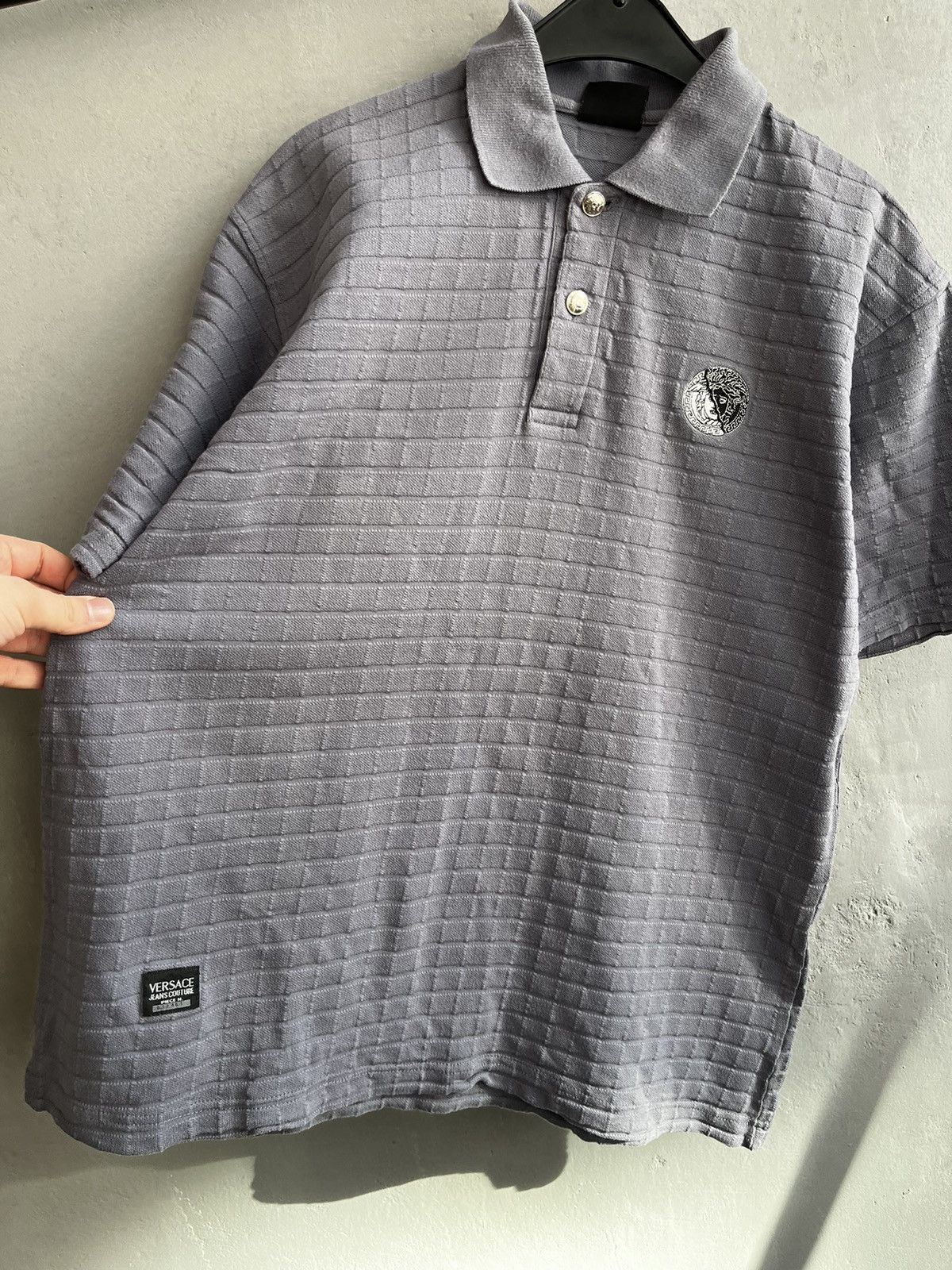 Versace × Vintage Versace polo shirt vintage 90s Size US M / EU 48-50 / 2 - 10 Thumbnail