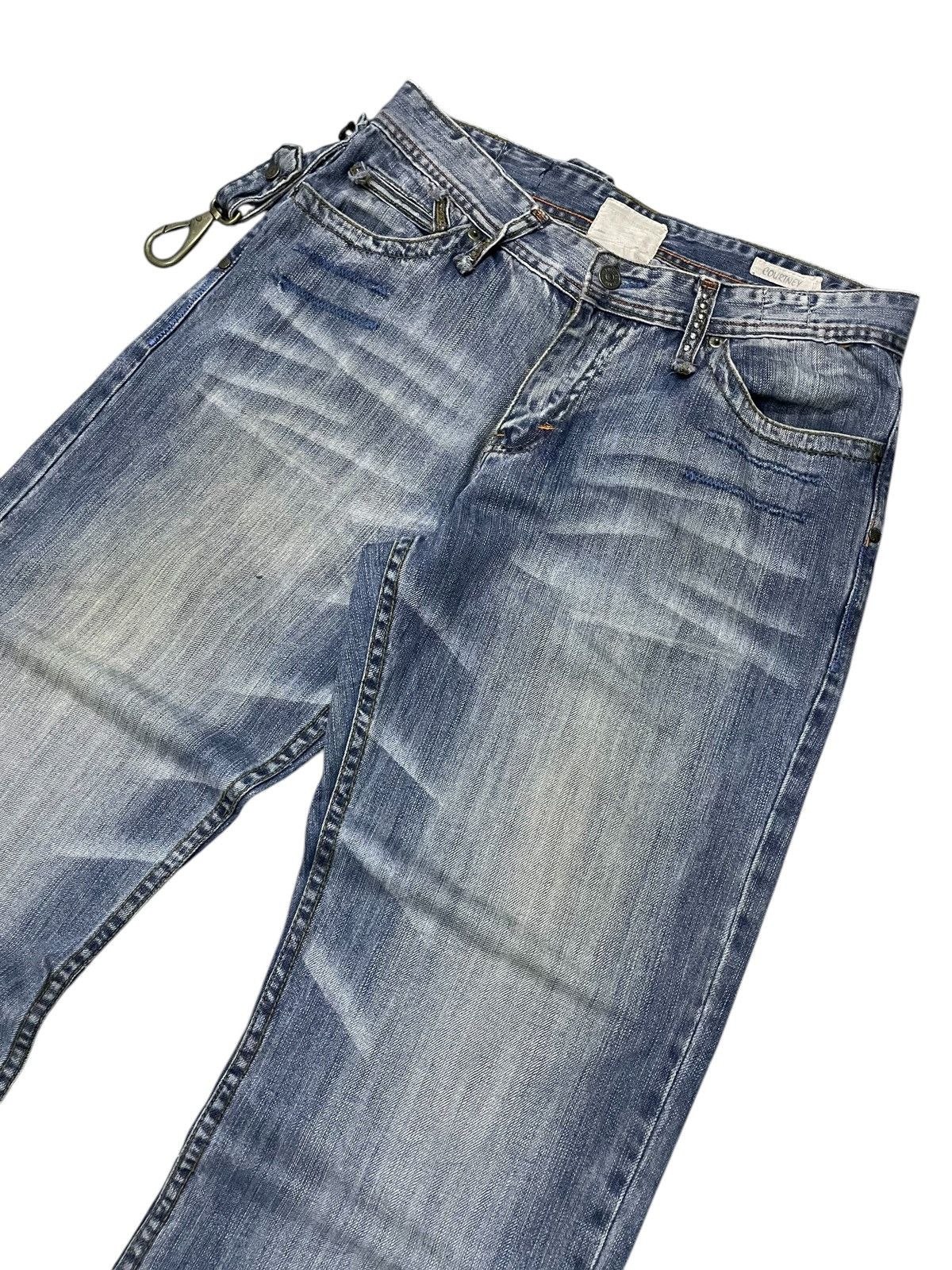 Hysteric Glamour Taverniti 🪝 Hooks Embellished Patched Baggy Loose Jeans Size US 31 - 3 Thumbnail