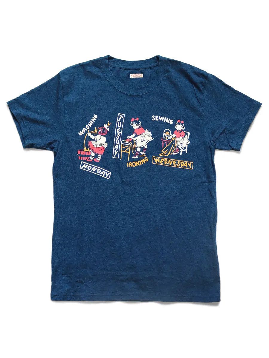 Kapital Kapital Peckish Maria Jersey Glitter T-shirt | Grailed