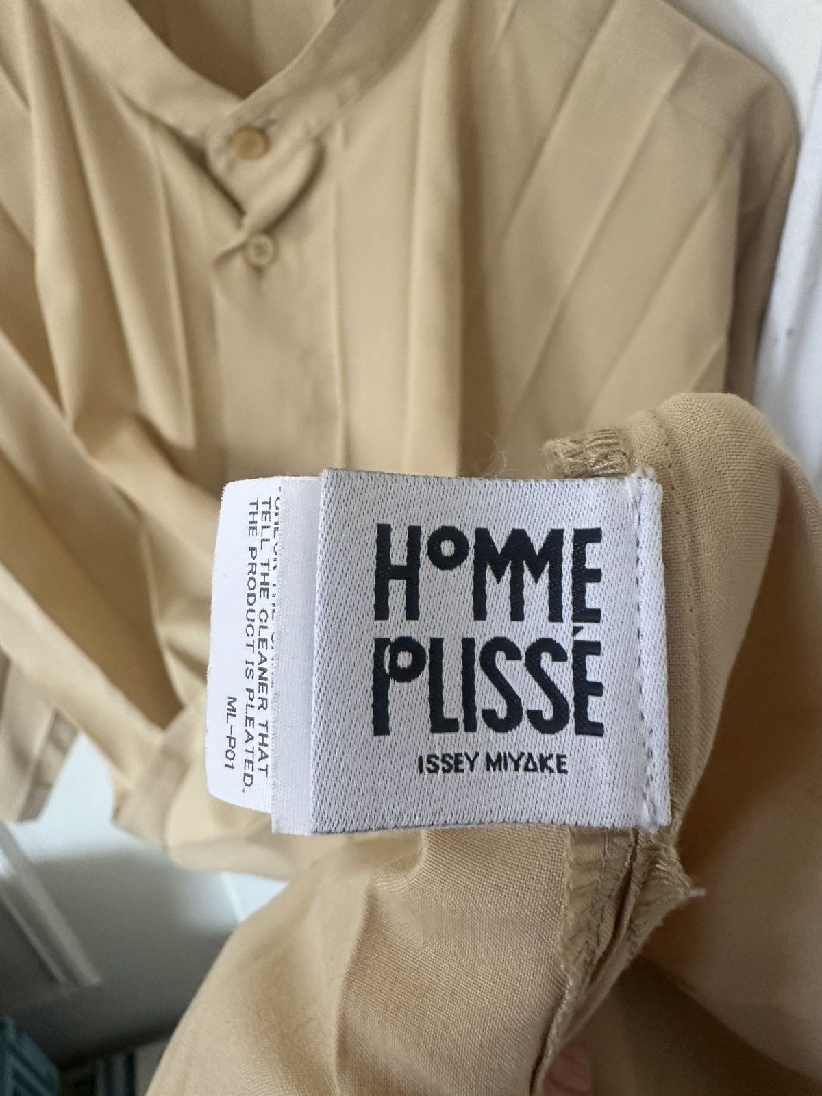Homme Plisse Issey Miyake Short-Sleeved Edge Shirt Size US L / EU 52-54 / 3 - 4 Thumbnail