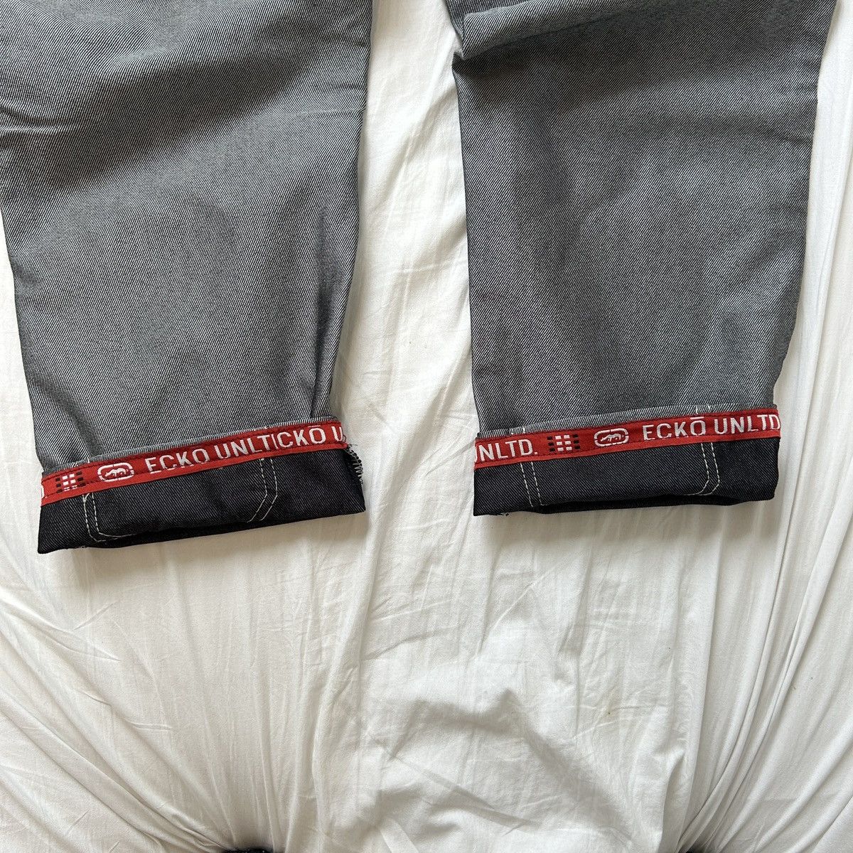 Ecko Unltd. Y2K ECKO untld. Baggy jeans skate silver Size US 30 / EU 46 - 8 Thumbnail