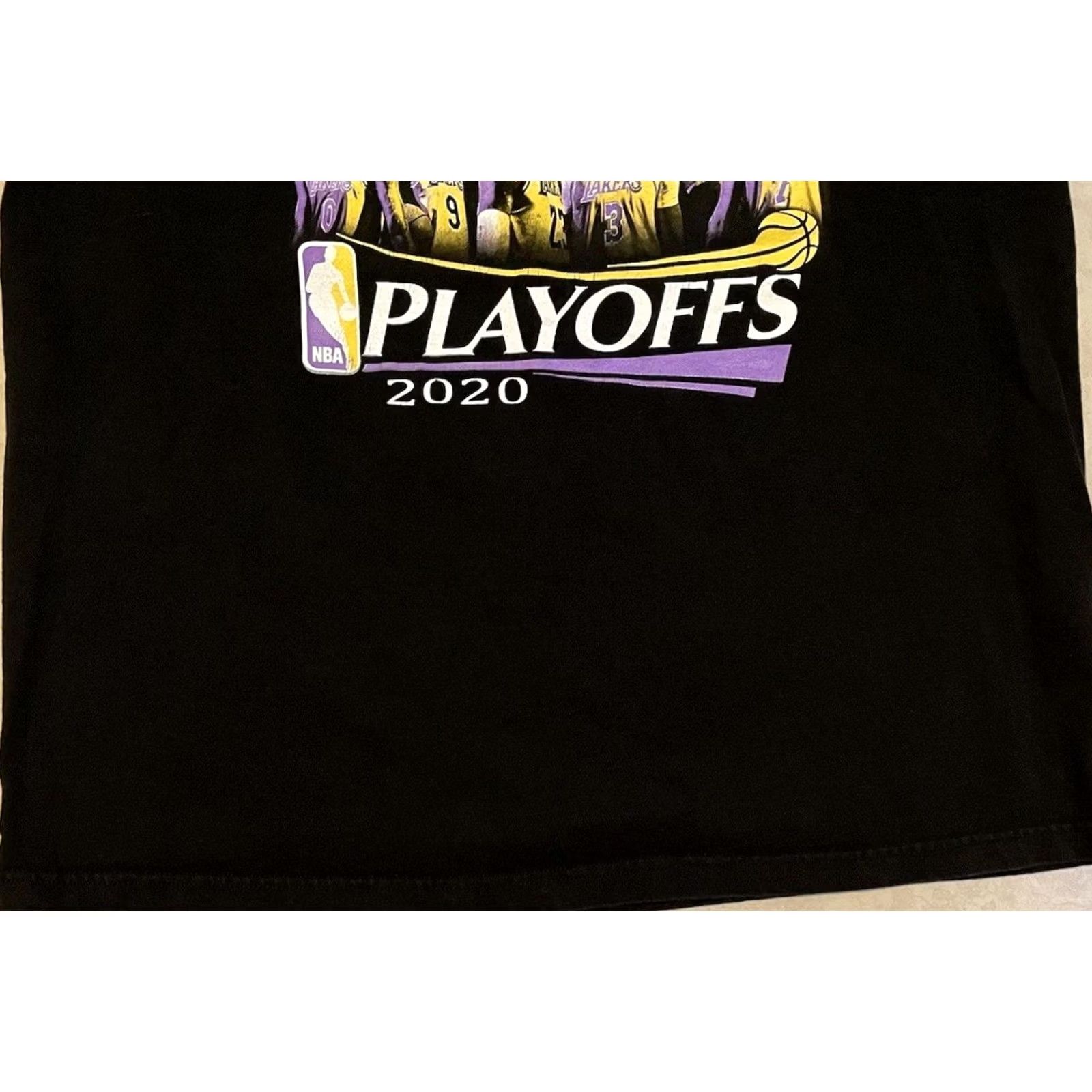 NBA 2020 LA Lakers NBA Playoffs Faded Shirt XL Basketball Kobe Shaq Champion Vtg Y2K Size US XL / EU 56 / 4 - 5 Thumbnail