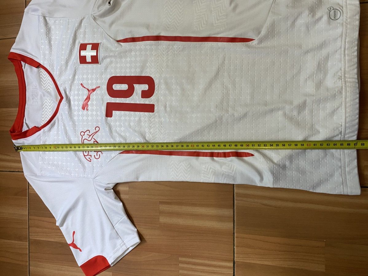 Puma Puma Switzerland 2014 World Cup Football Away Jersey #19 Size M / US 6-8 / IT 42-44 - 15 Thumbnail