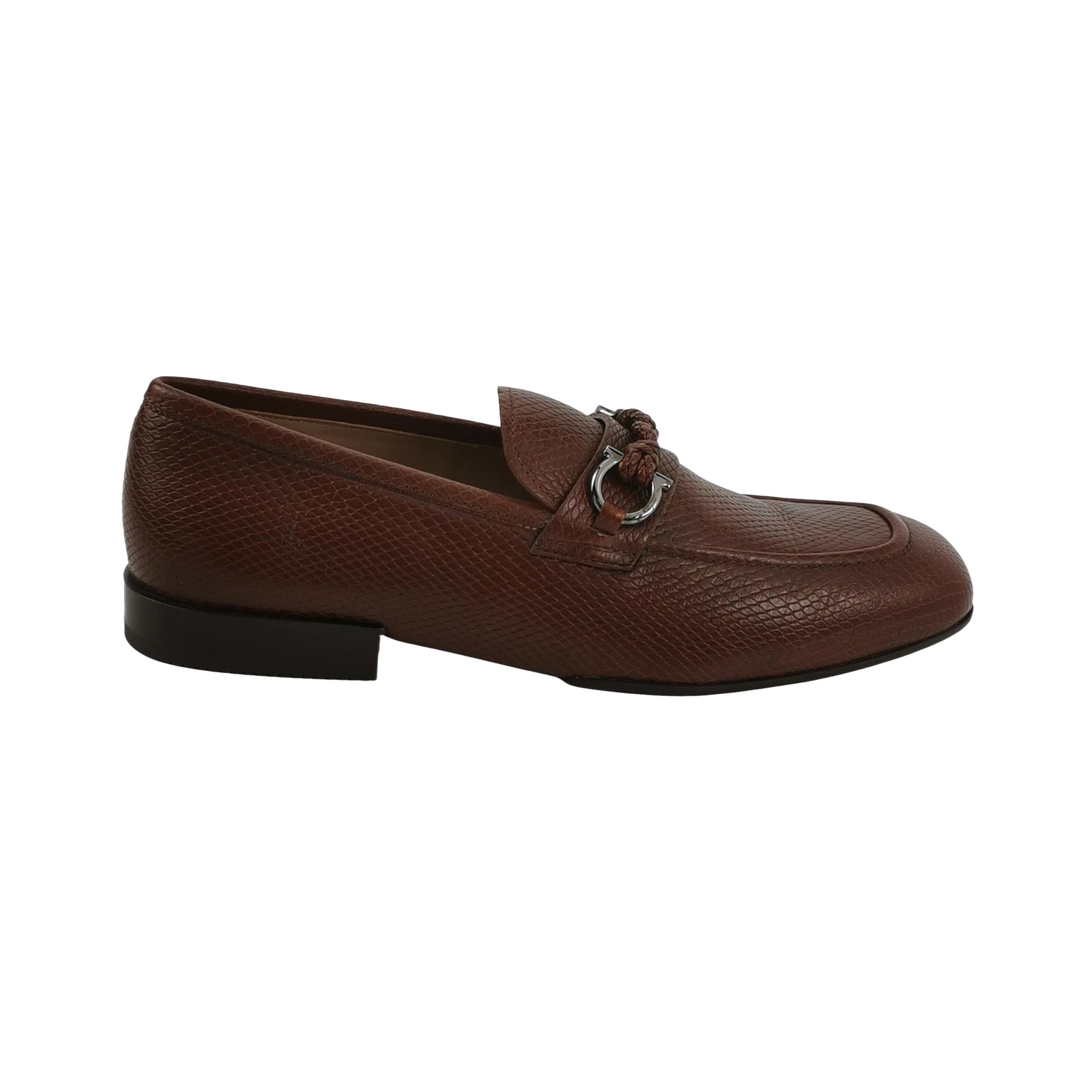 Salvatore Ferragamo Salvatore Ferragamo Gancini Deerskin Loafers 41 Size US 8 / EU 41 - 1 Thumbnail