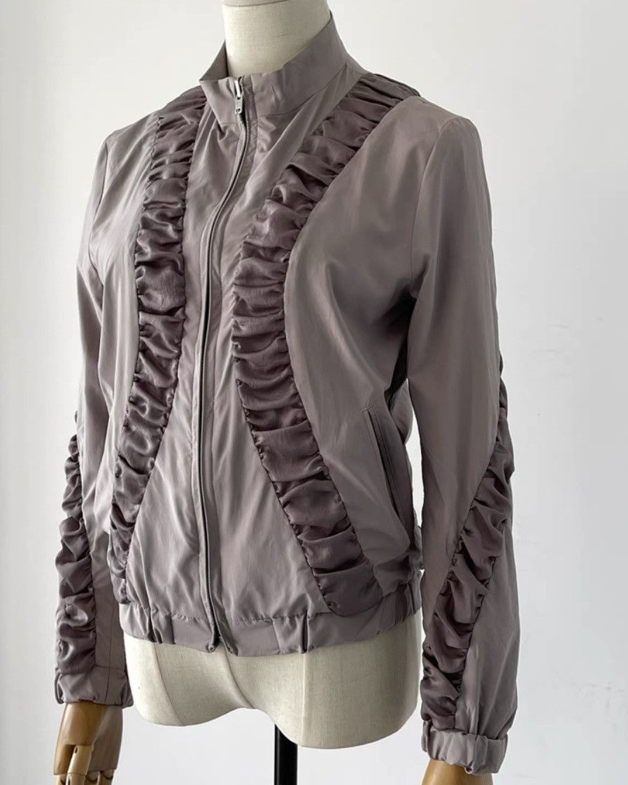 Issey Miyake Issey Miyake｜''Pleated Ribbon'' Jacket Size S / US 4 / IT 40 - 1 Thumbnail
