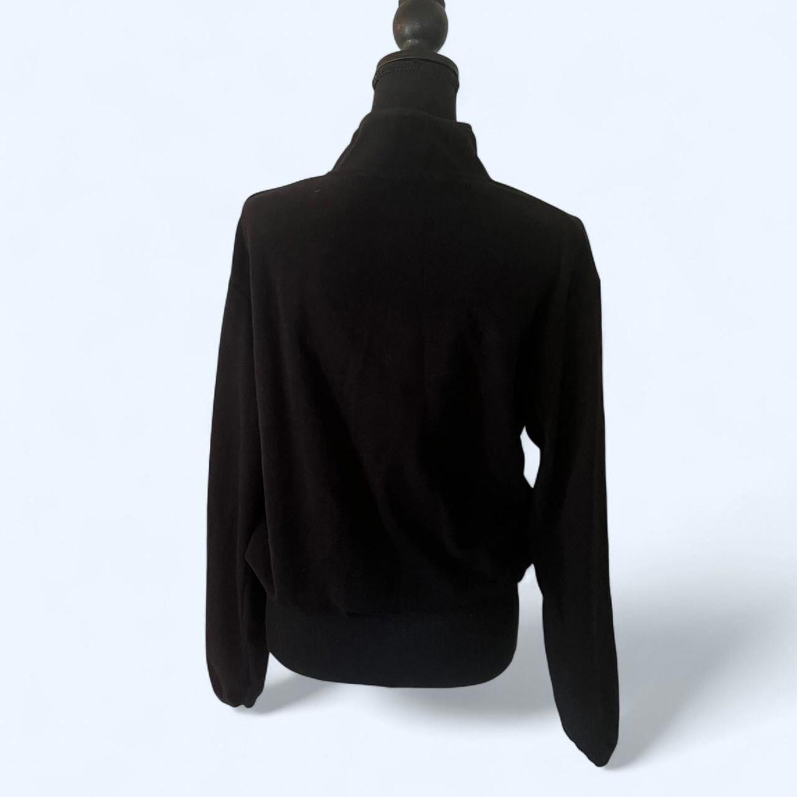 Sonoma SO Lounge Life black quarter zip fleece Size S / US 4 / IT 40 - 4 Thumbnail