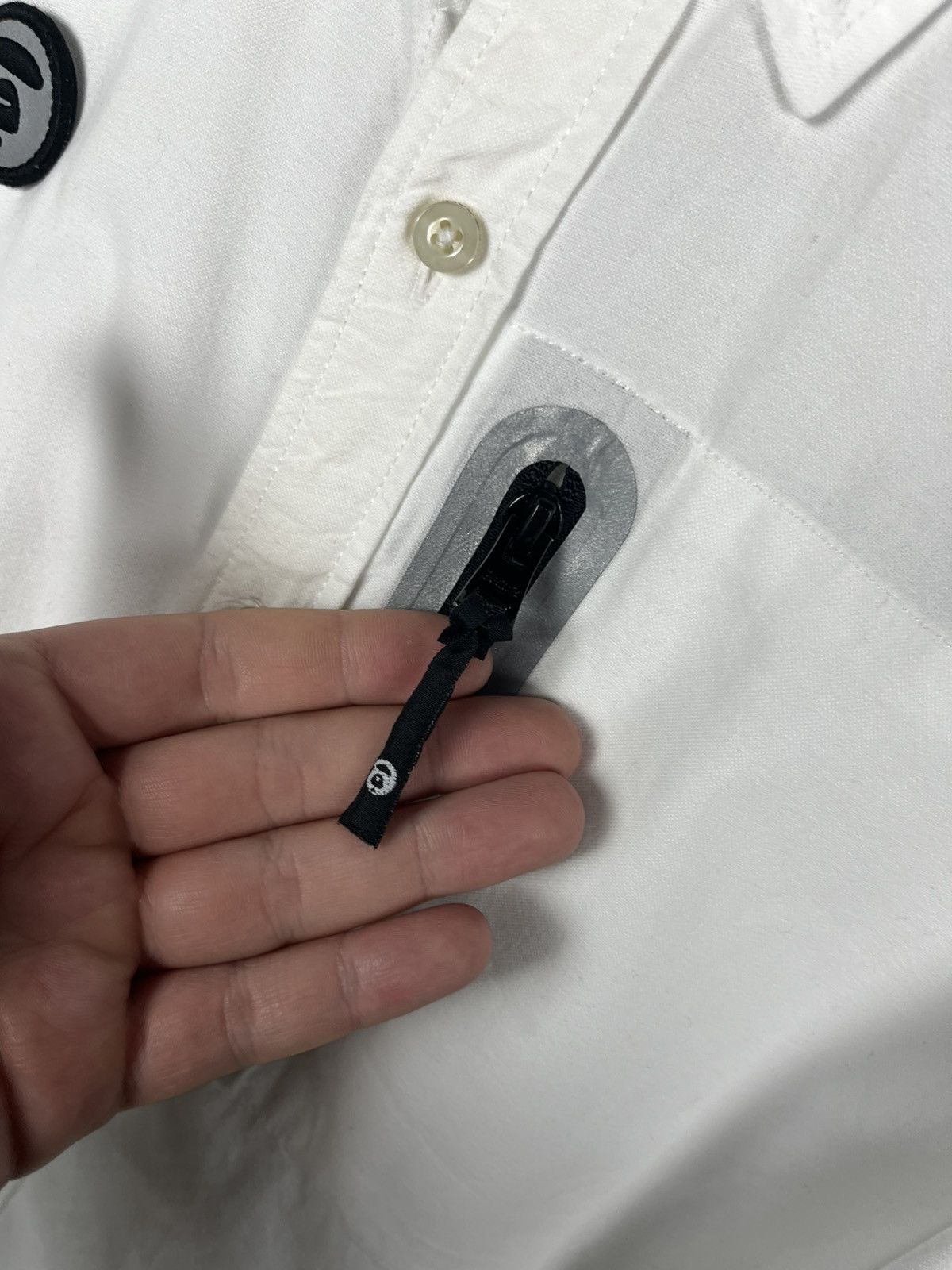 Bape AAPE By A BATHING APE BAPE White Button Down Shirt Size US L / EU 52-54 / 3 - 5 Thumbnail
