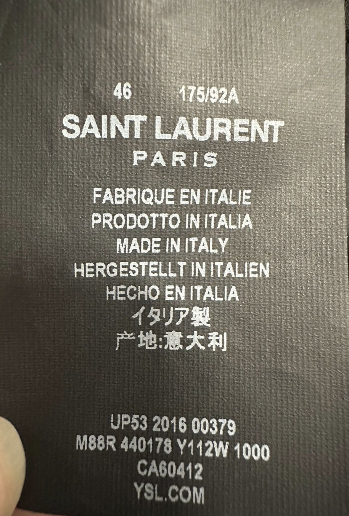 Saint Laurent Paris Saint Laurent SLP 2016FW Court Lion Gold Button Coat Size US S / EU 44-46 / 1 - 5 Thumbnail