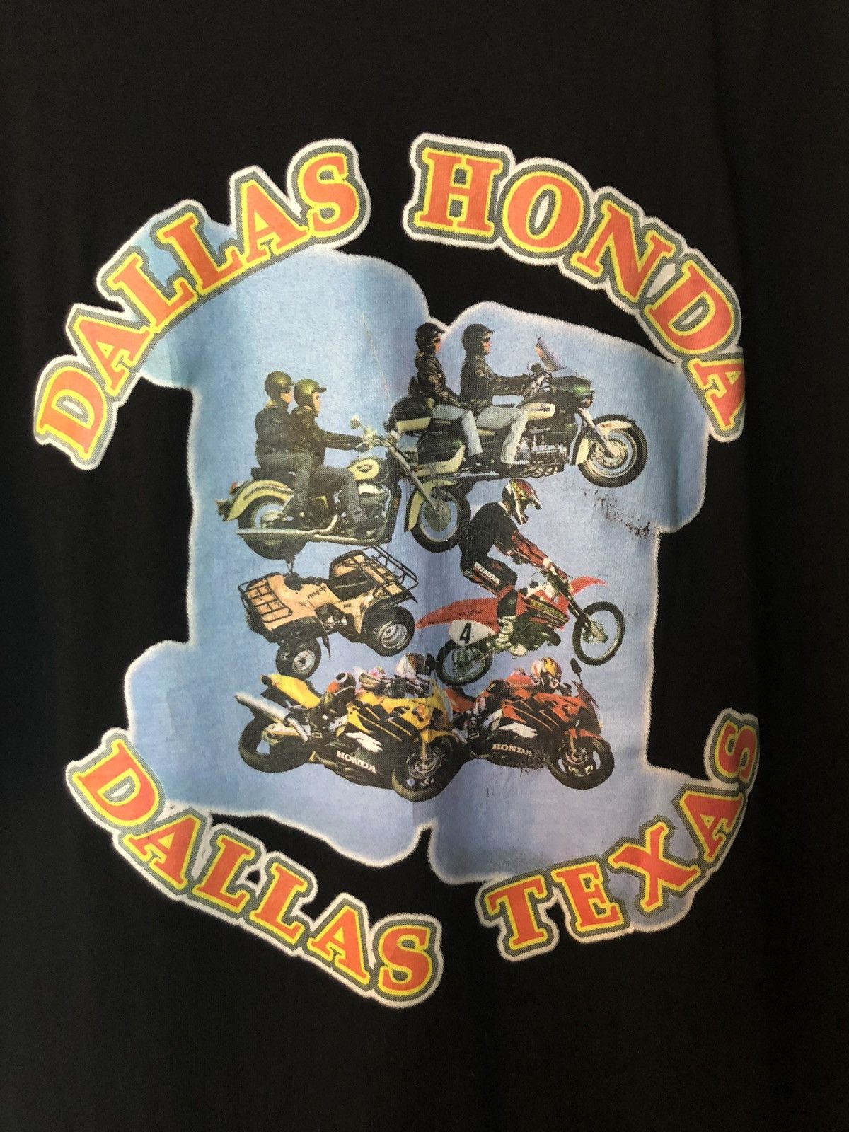 Fruit Of The Loom Tee: Al lamb’s ducati dallas honda biker shirt dbl sided xxl Size US XXL / EU 58 / 5 - 4 Thumbnail