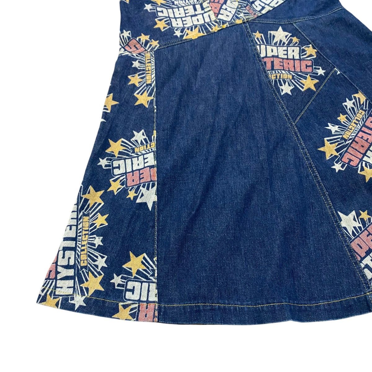 Hysteric Glamour Vintage Hysteric Glamour Denim Skirt Full Print Size 26" / US 2 / IT 38 - 6 Thumbnail