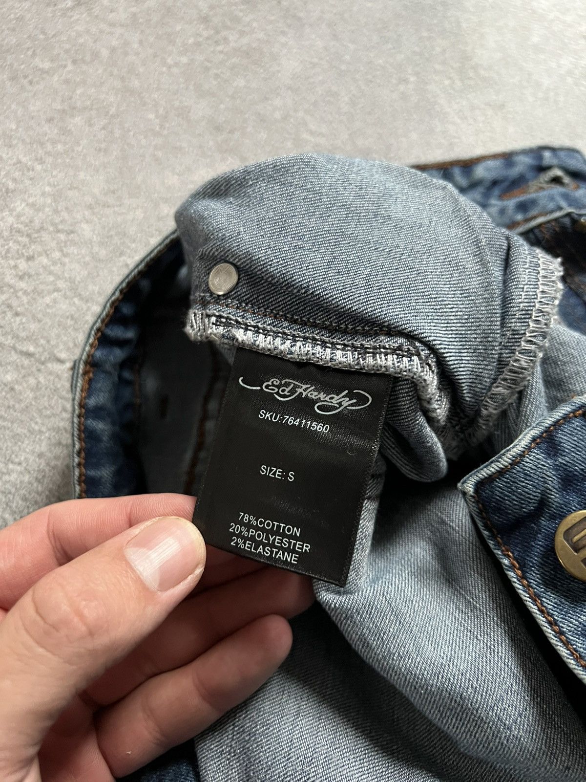 Ed Hardy Ed Hardy X Urban Outfitters Cargo Dragon Logo Denim Jeans S Size US 34 / EU 50 - 9 Thumbnail