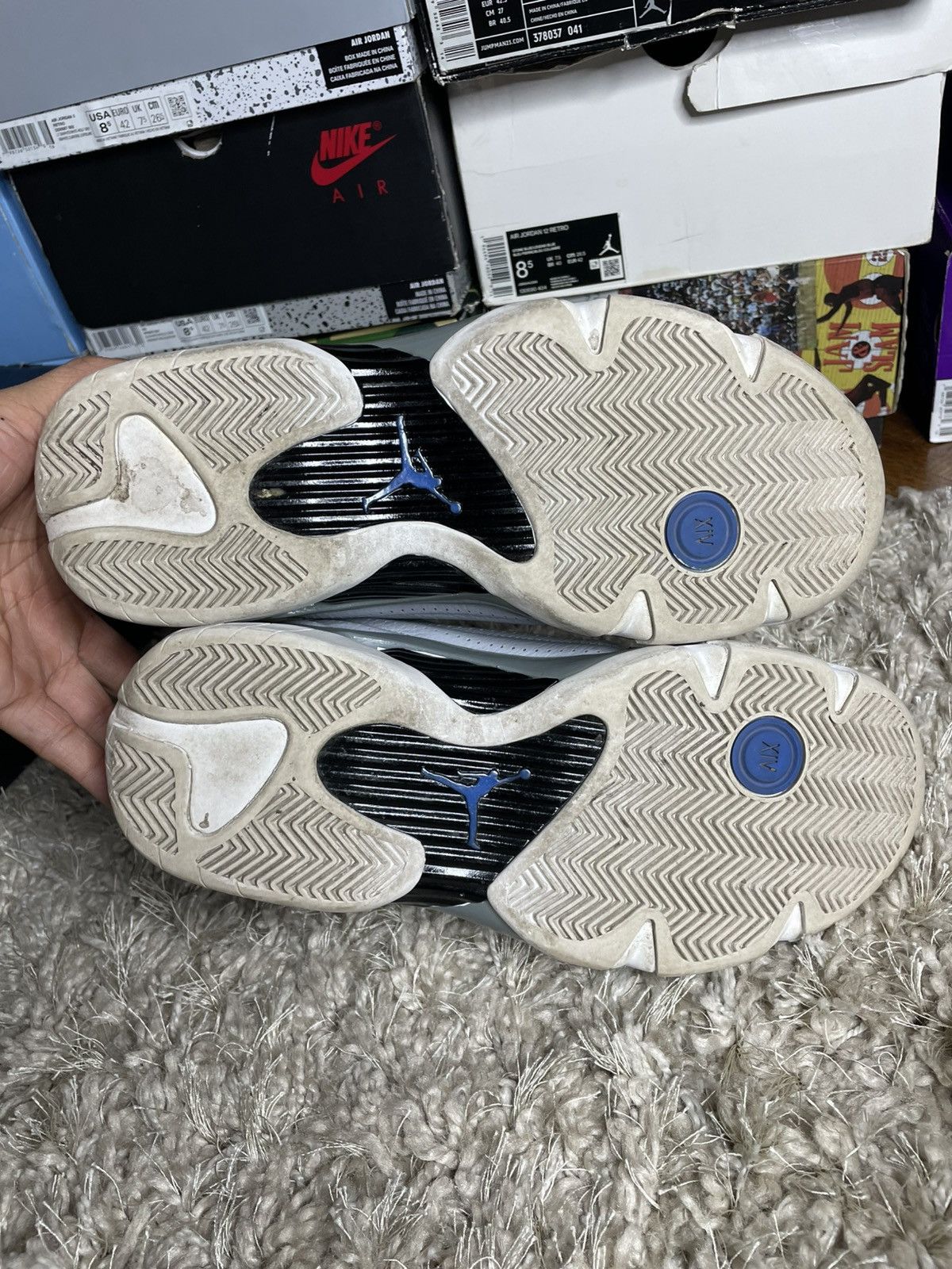 Jordan Brand Jordan 14 Wolf Grey Size US 9.5 / EU 42-43 - 8 Thumbnail