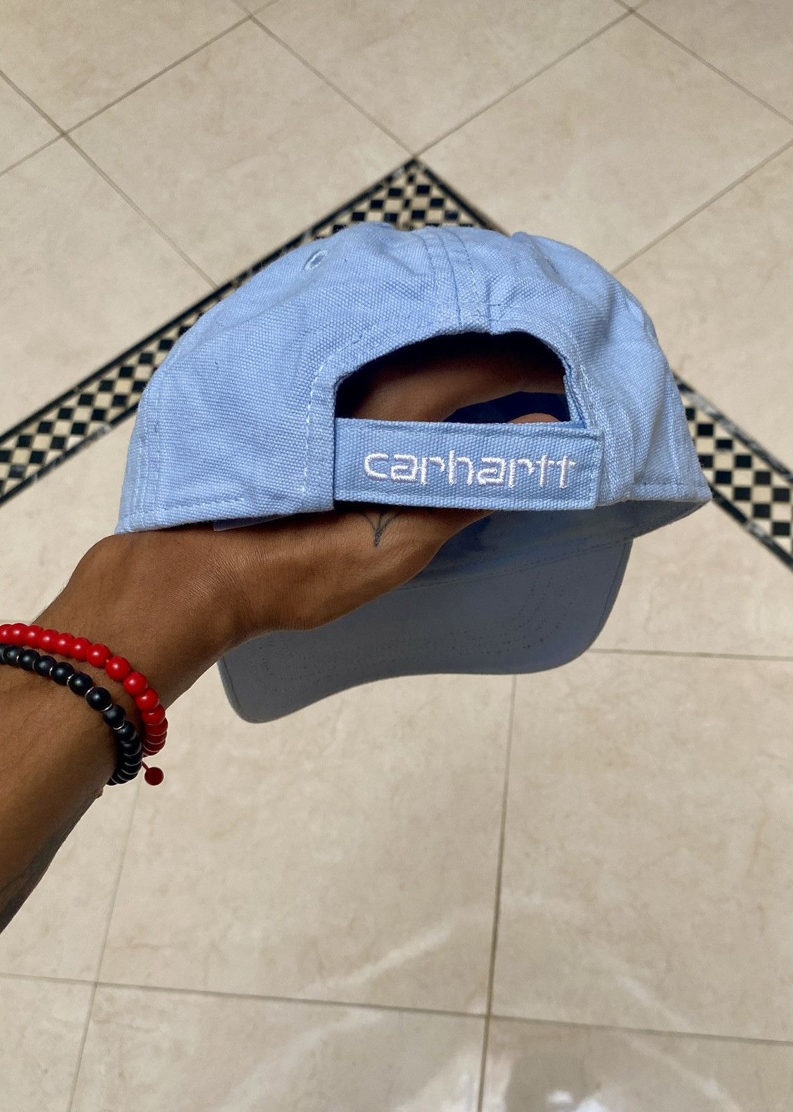 Carhartt Canvas 6-Panel Cap - Icy Water Size ONE SIZE - 2 Thumbnail