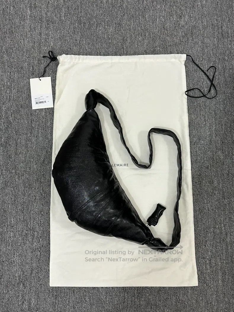 Lemaire LEMAIRE 2025SS black coated bag i Size ONE SIZE - 1 Thumbnail