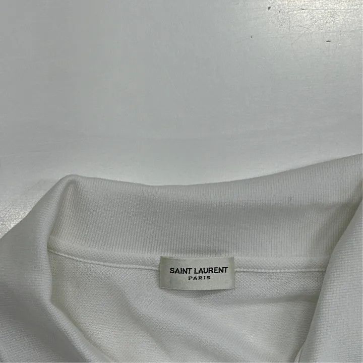Saint Laurent Paris Saint Laurent Casual Short Sleeve Polo Shirt-2507 Size US XL / EU 56 / 4 - 2 Thumbnail
