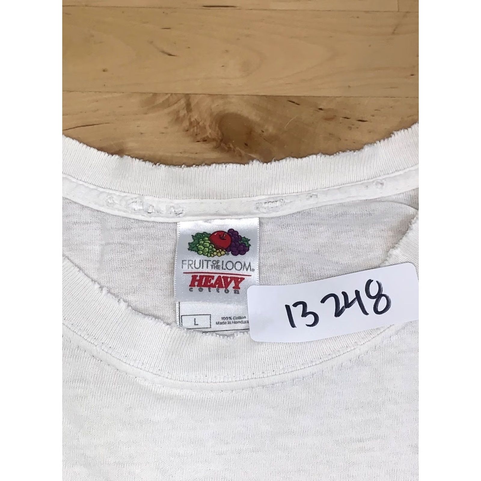 Fruit Of The Loom 2008 Resident Evil Degeneration Promo Shirt Men L Capcom Horror Promo Y2K White Short Sleeve Crew Neck 2000s Mens Size US L / EU 52-54 / 3 - 2 Thumbnail