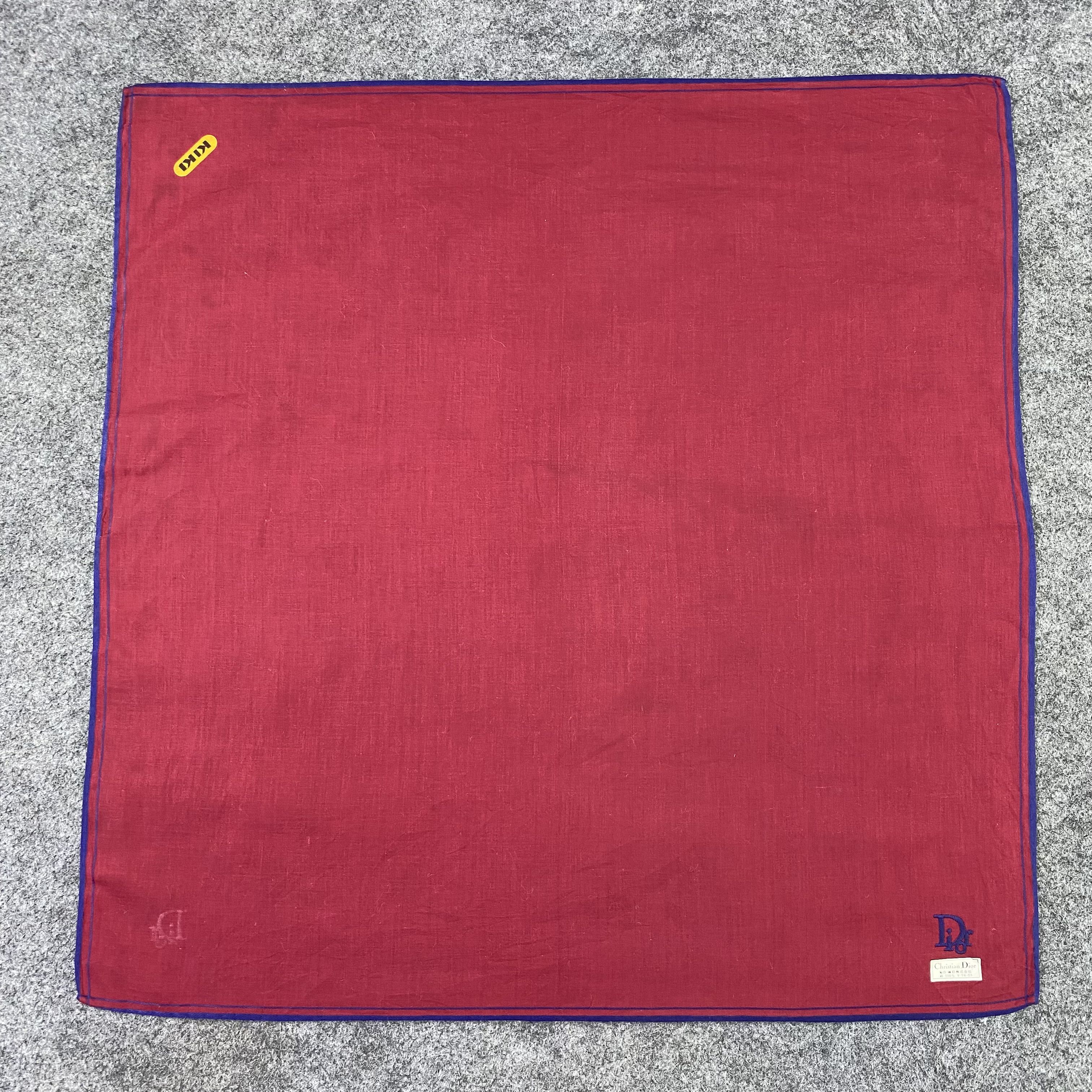 Designer Christian Dior Handkerchief / Bandana / Neckerchief-B752 Size ONE SIZE - 3 Thumbnail