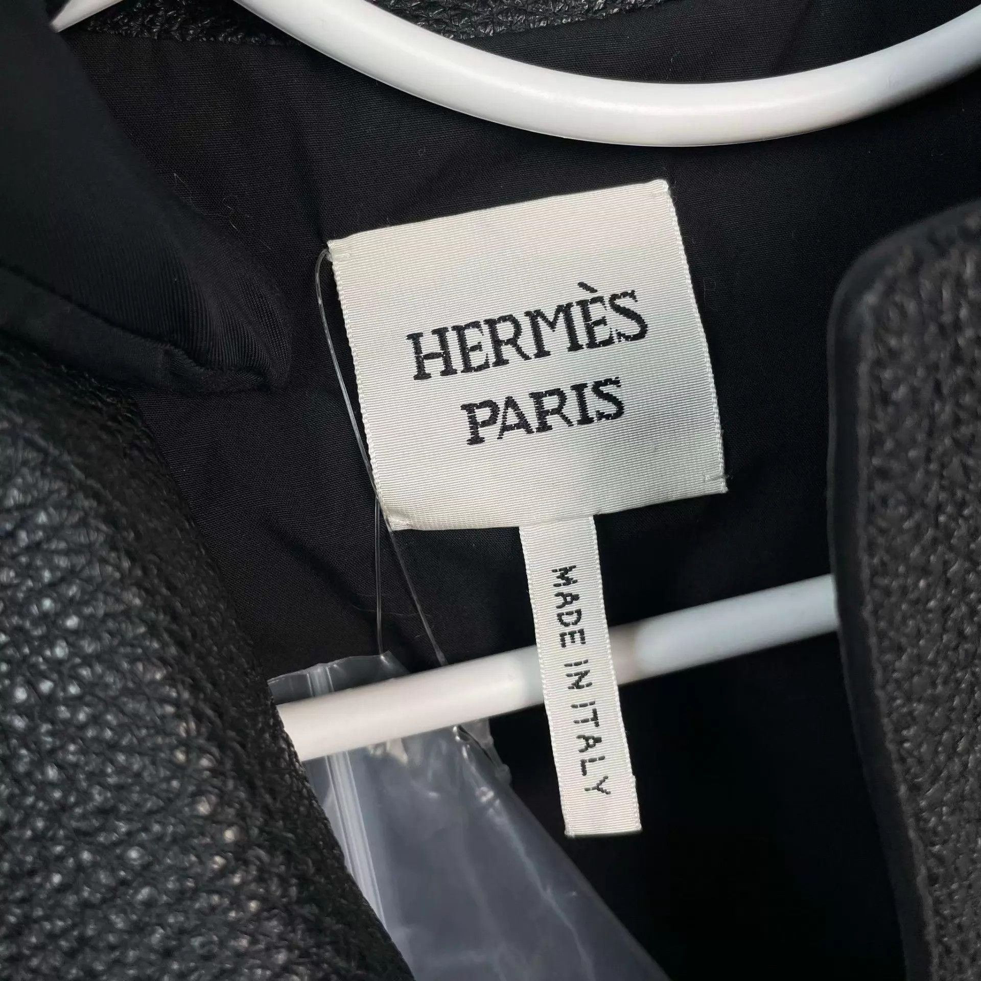 Hermes Mint Hermès Deerskin Jacket EU36 Black Size XS / US 0-2 / IT 36-38 - 3 Thumbnail