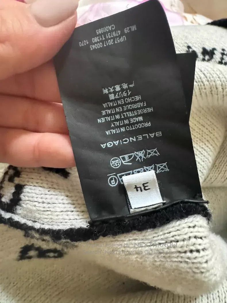 Balenciaga Balenciaga Wool Sweater Size XXS / US 00 / IT 34 - 3 Thumbnail
