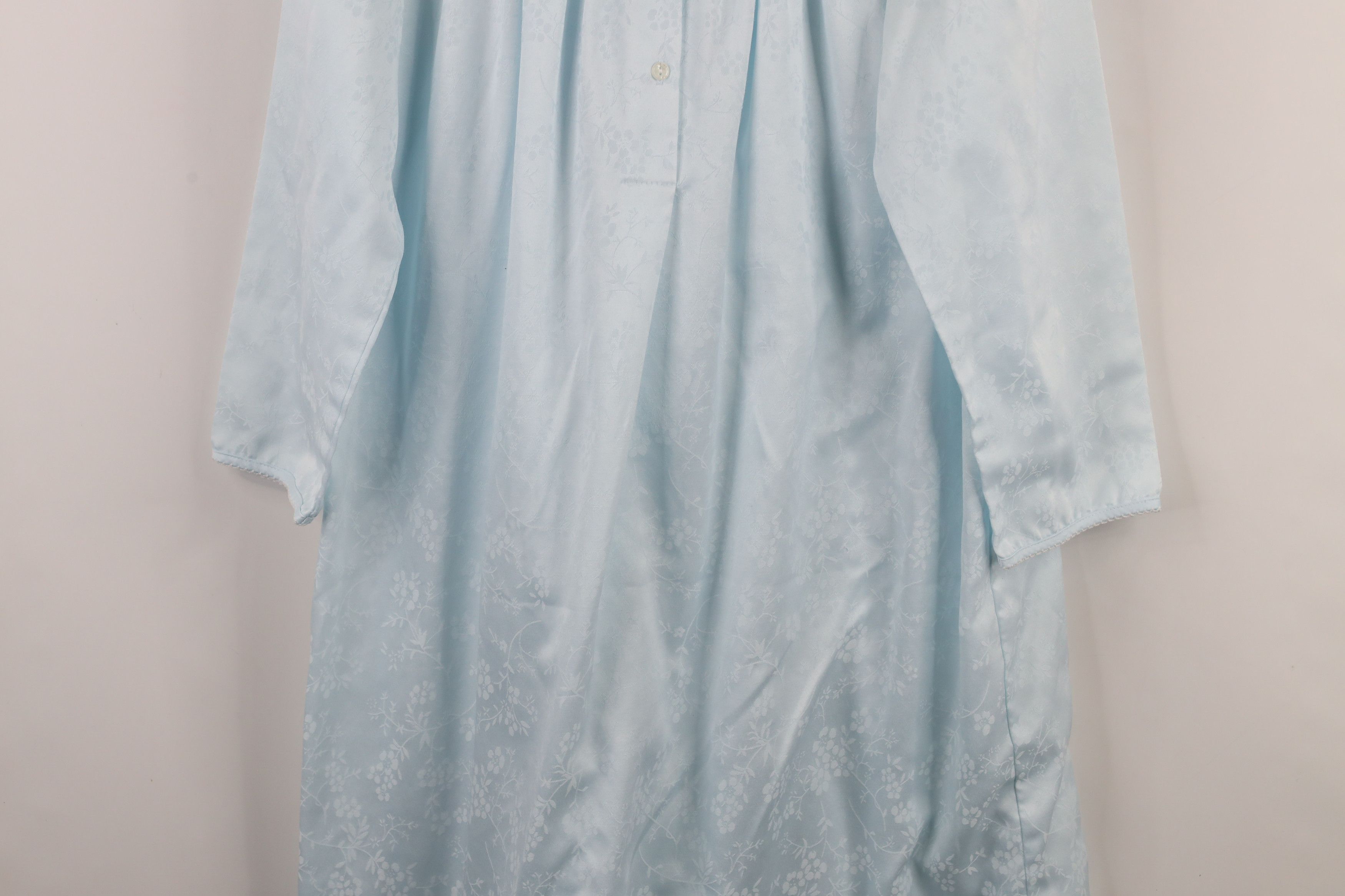 Vintage Vintage 90s Miss Elaine Lace Knit Night Gown Sleep Shirt Size S / US 4 / IT 40 - 3 Thumbnail