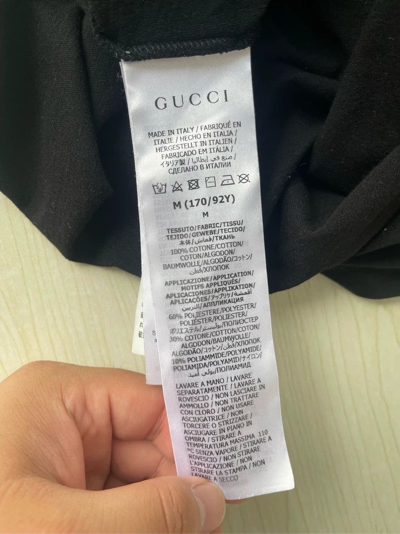 Gucci Gucci Black short-sleeved T-shirt 2503-Nextarrow Size US M / EU 48-50 / 2 - 4 Thumbnail