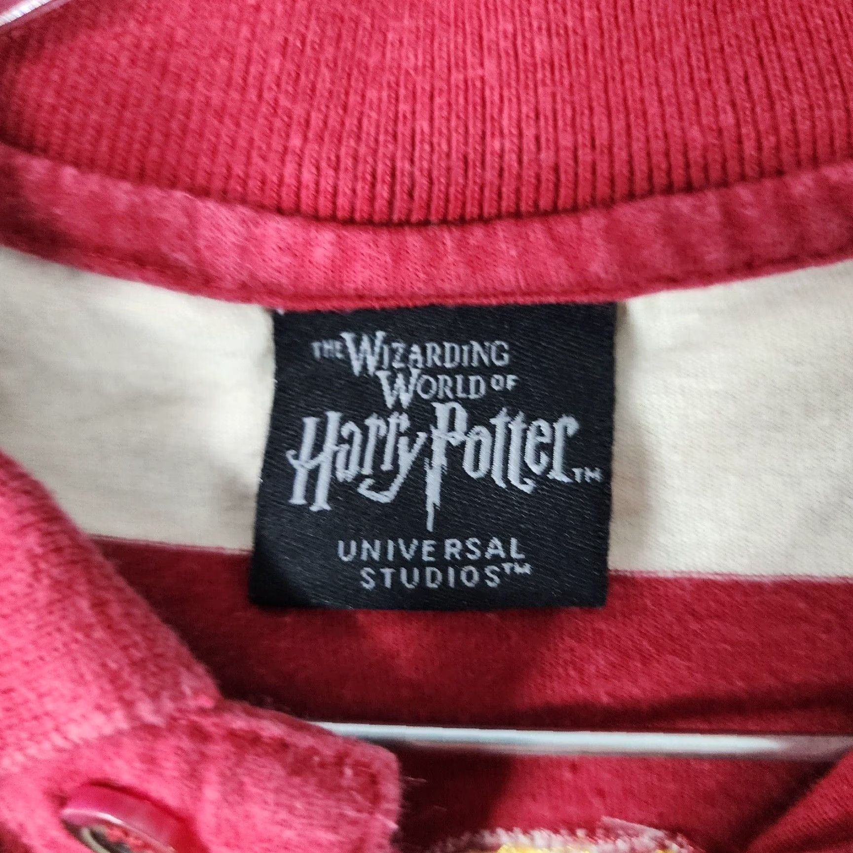 Vintage VINTAGE Harry Potter Quidditch Jersey Polo Shirt Red Striped Size S Mens Size US S / EU 44-46 / 1 - 4 Thumbnail